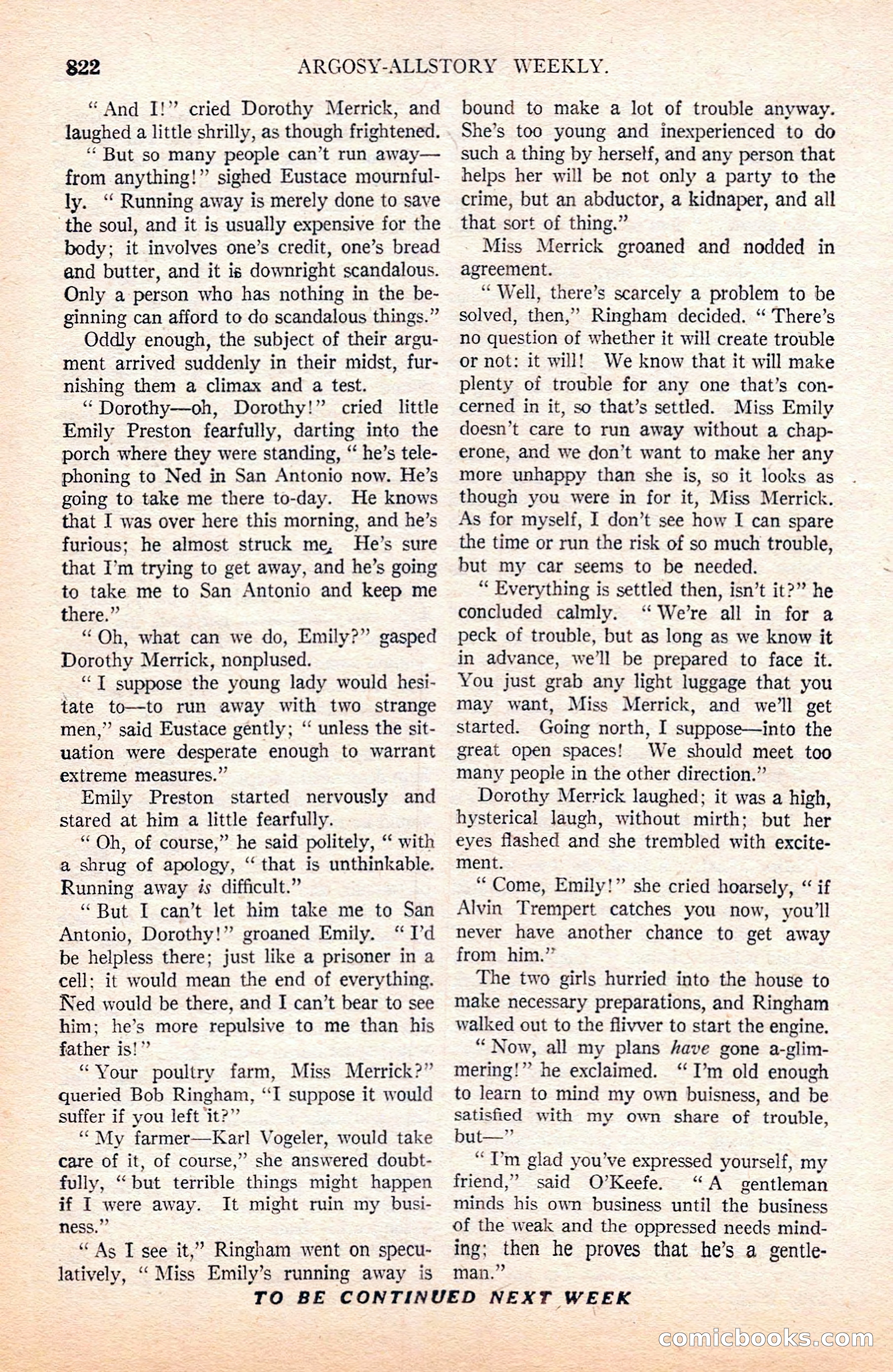 Argosy All-Story Weekly — page 24 of 164