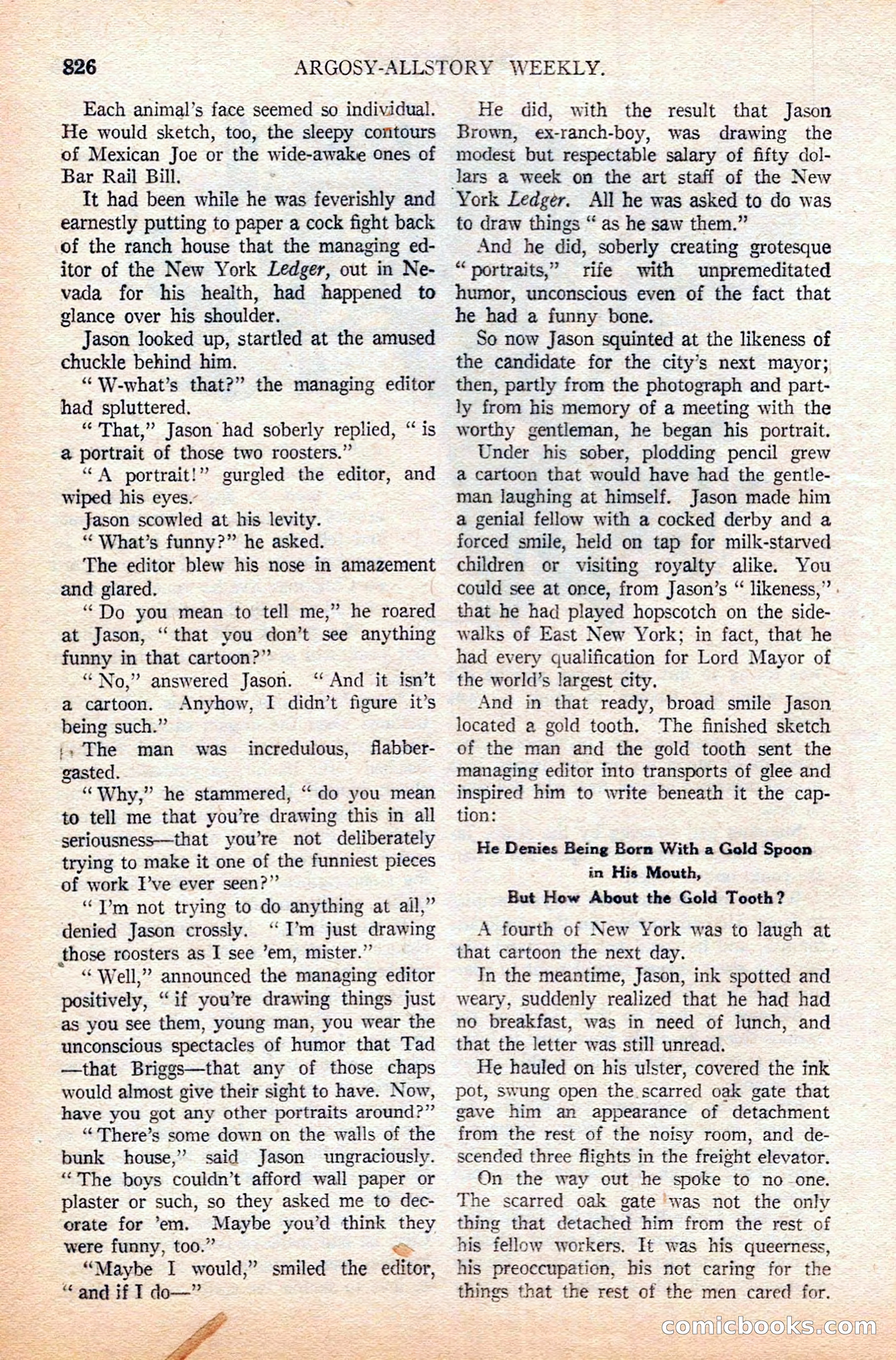 Argosy All-Story Weekly — page 28 of 164