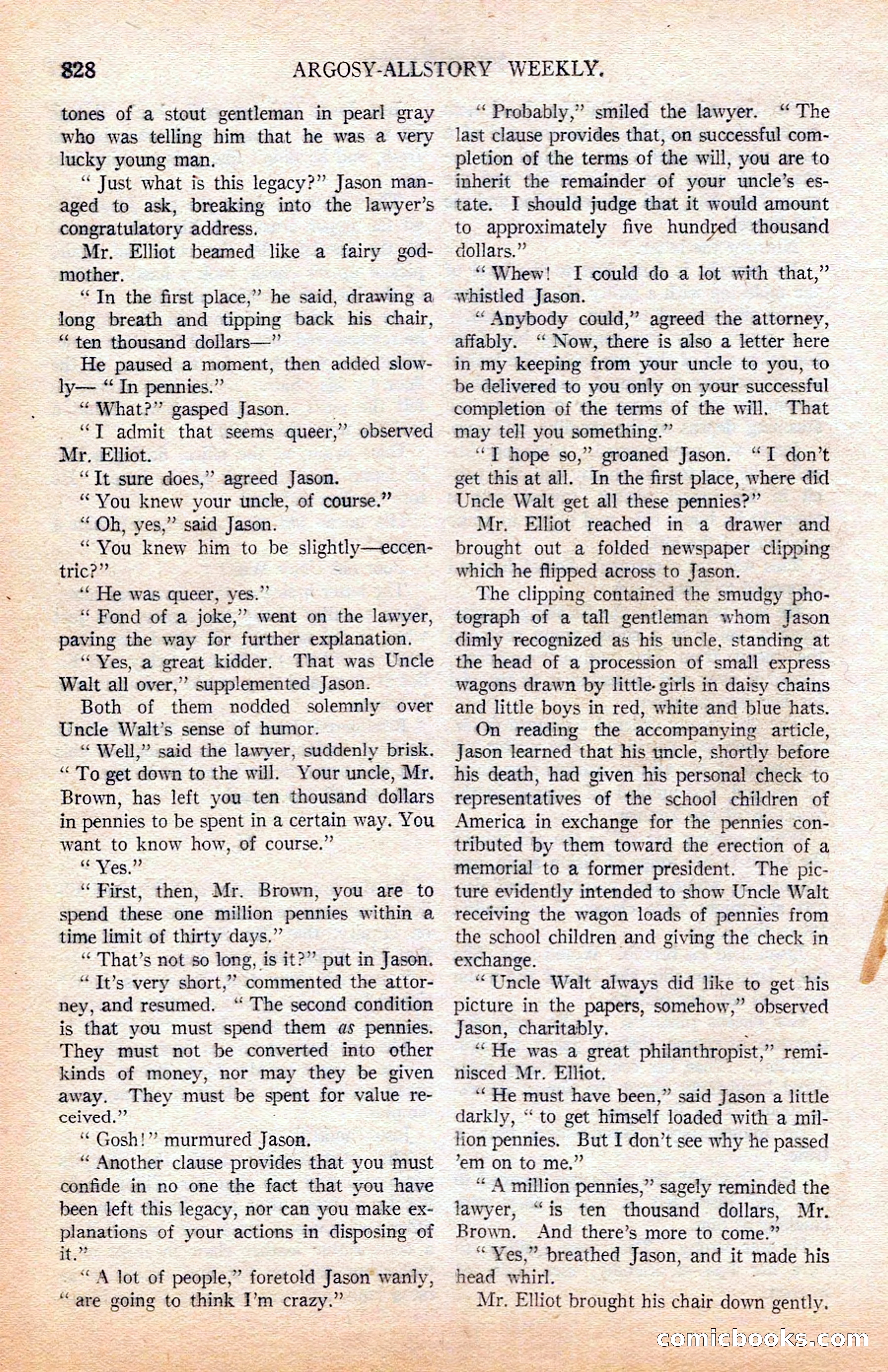 Argosy All-Story Weekly — page 30 of 164
