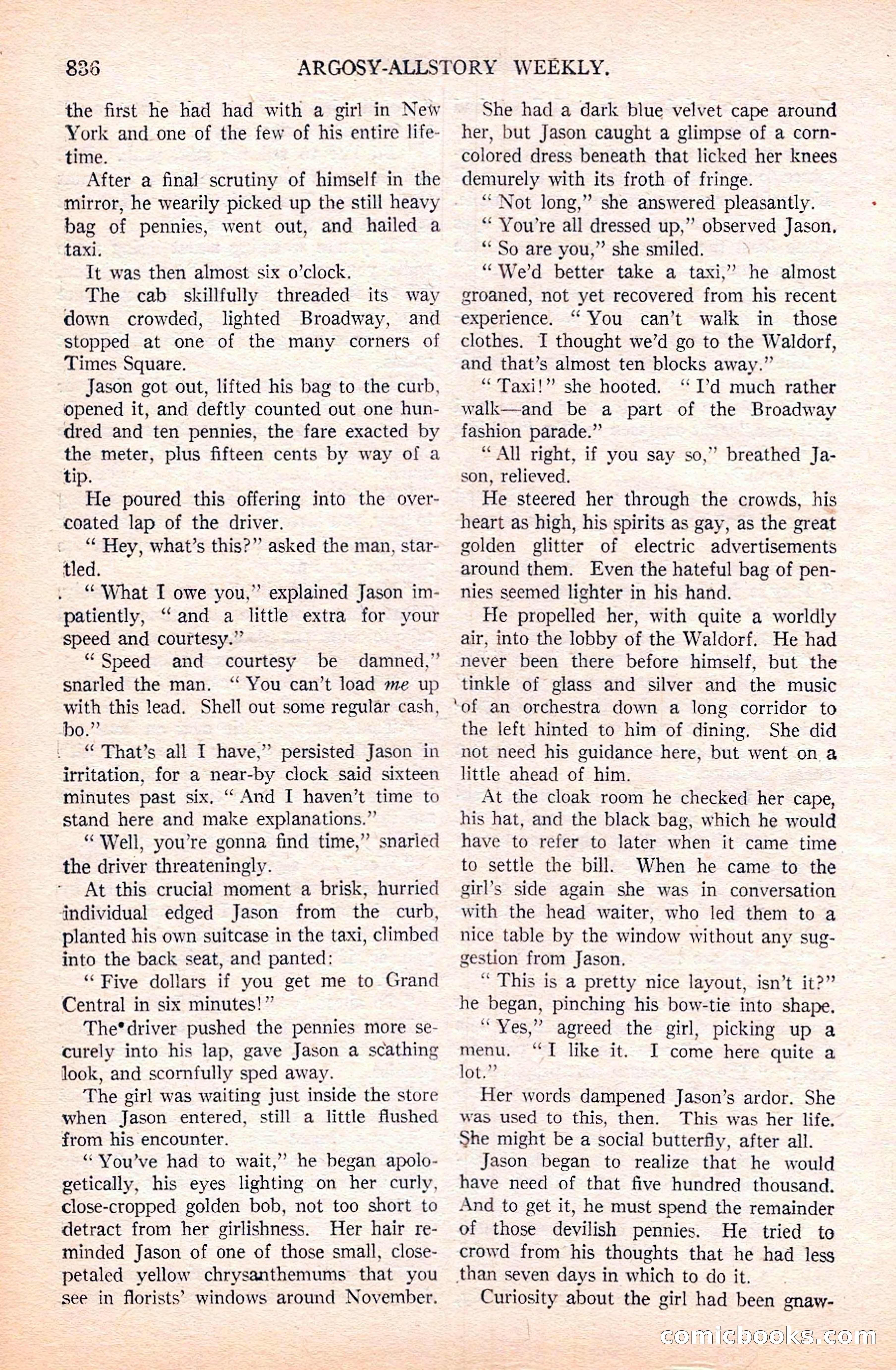 Argosy All-Story Weekly — page 38 of 164