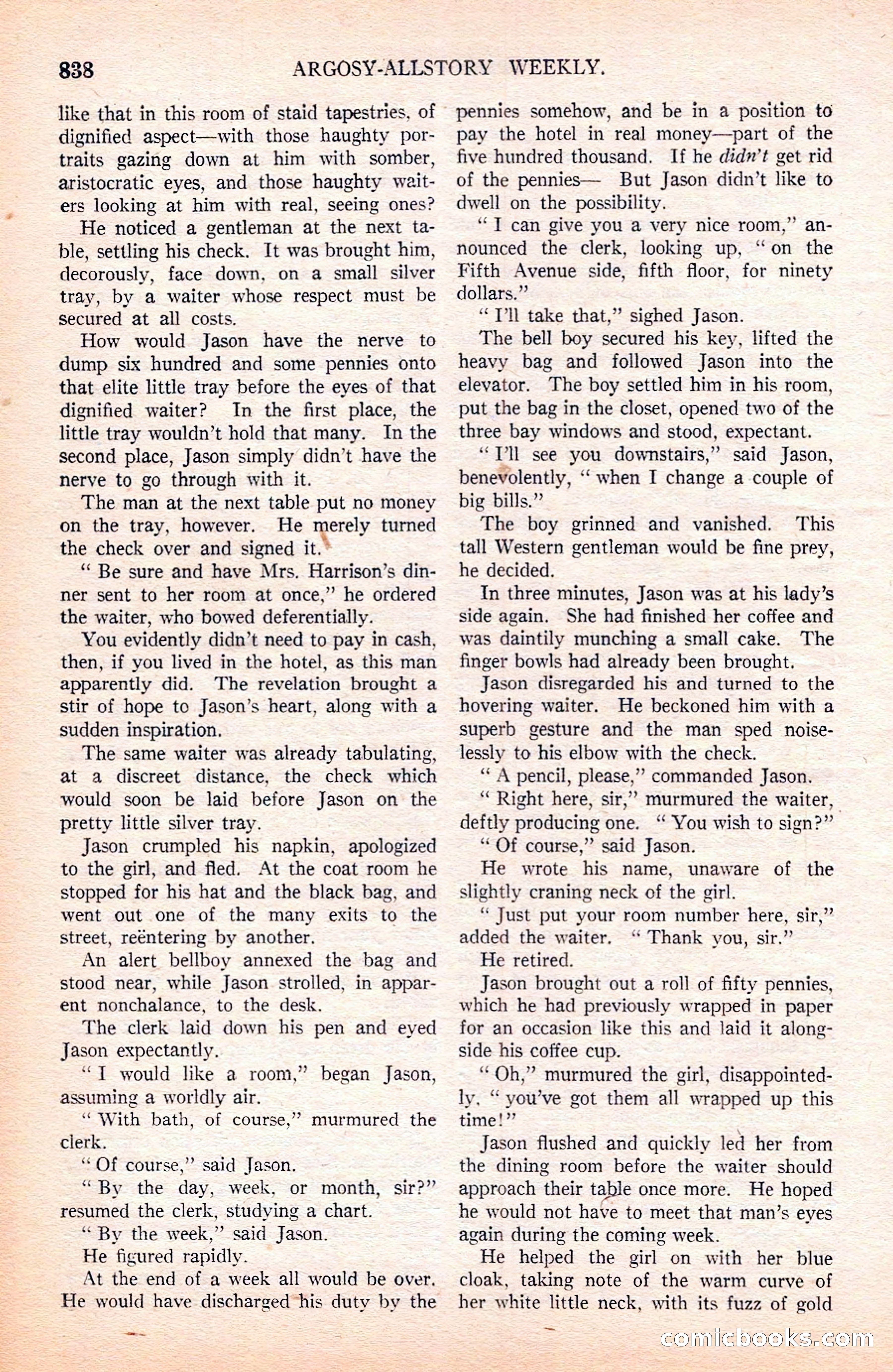 Argosy All-Story Weekly — page 40 of 164