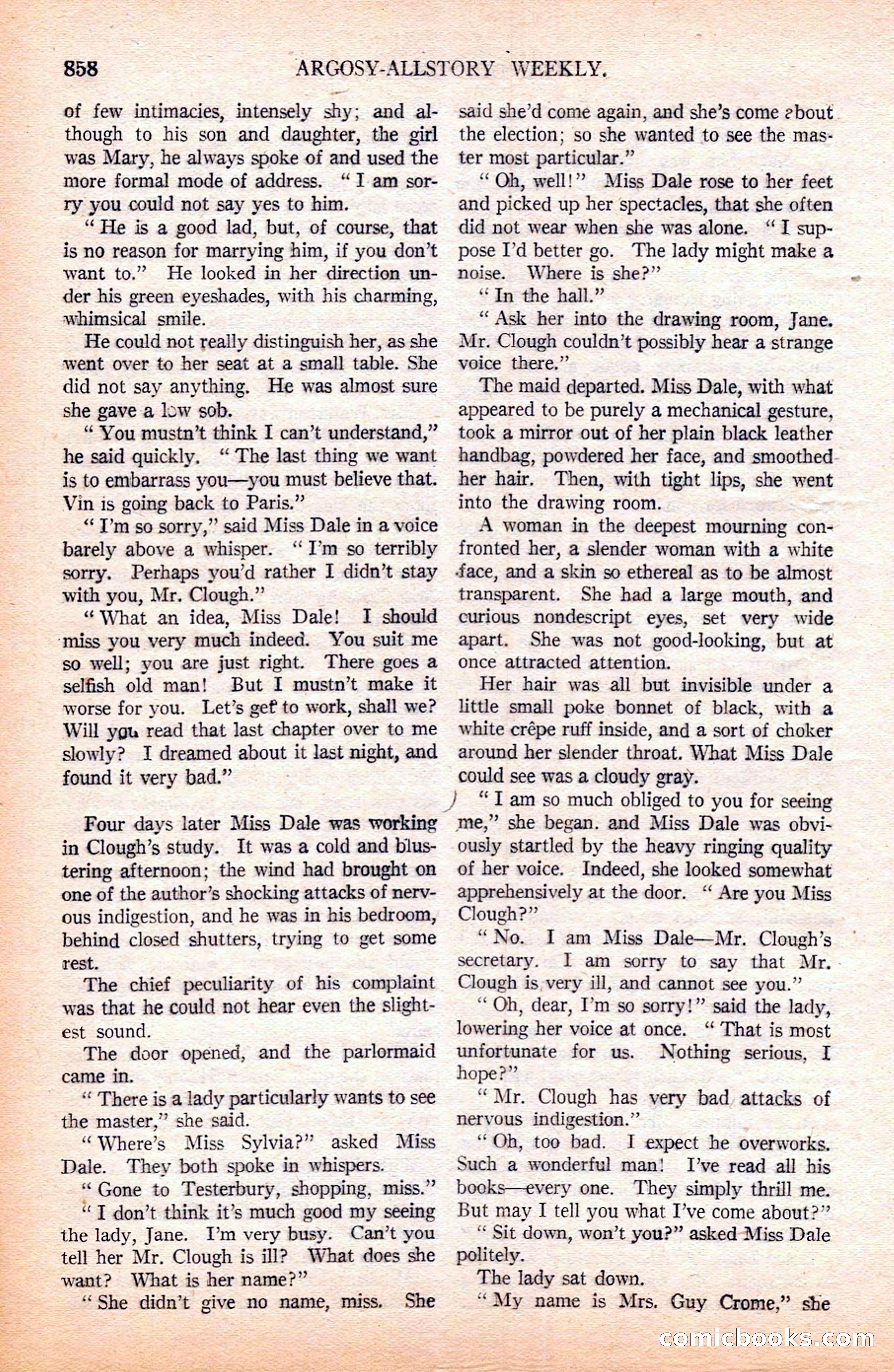 Argosy All-Story Weekly — page 60 of 164