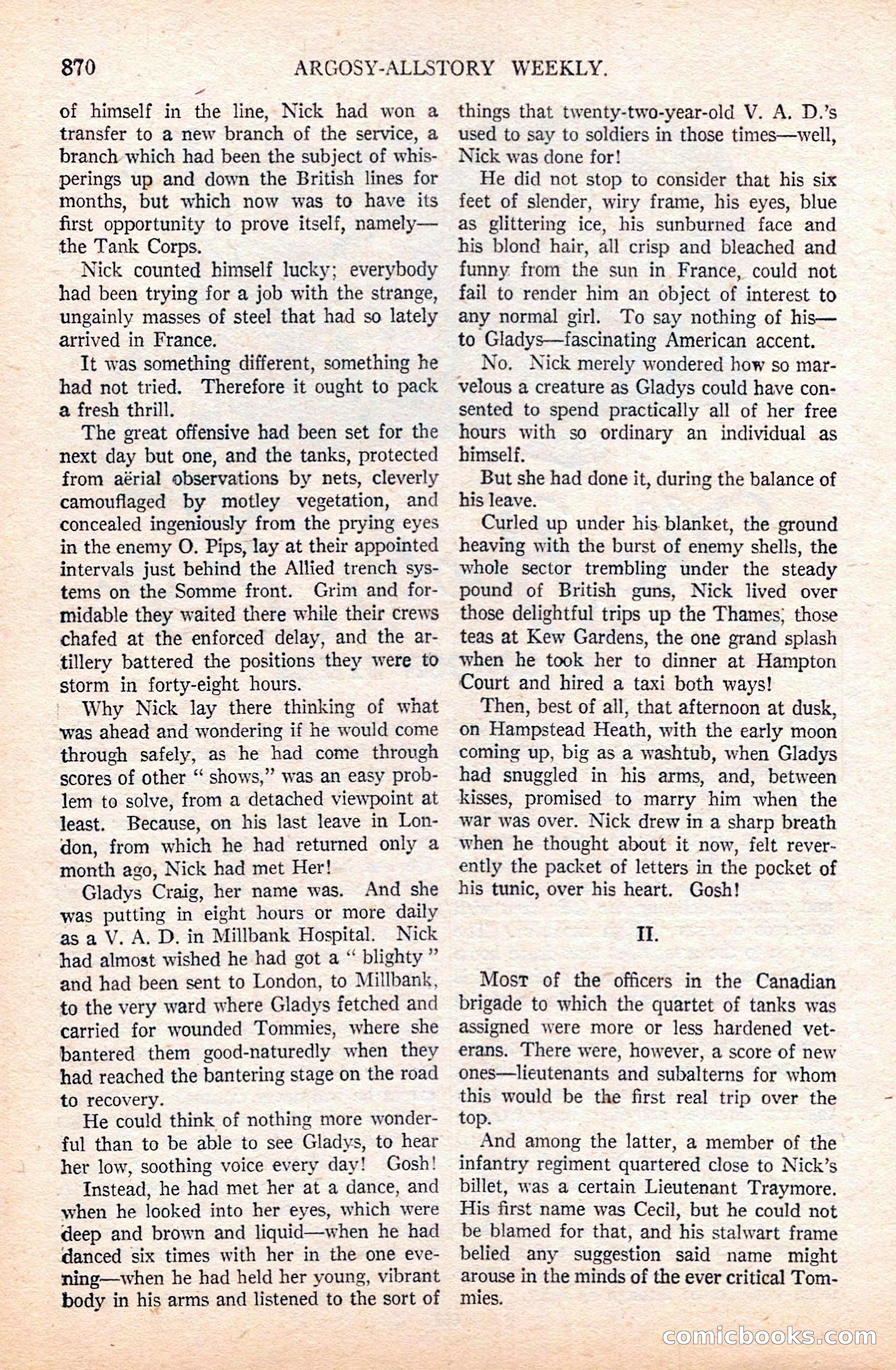 Argosy All-Story Weekly — page 72 of 164