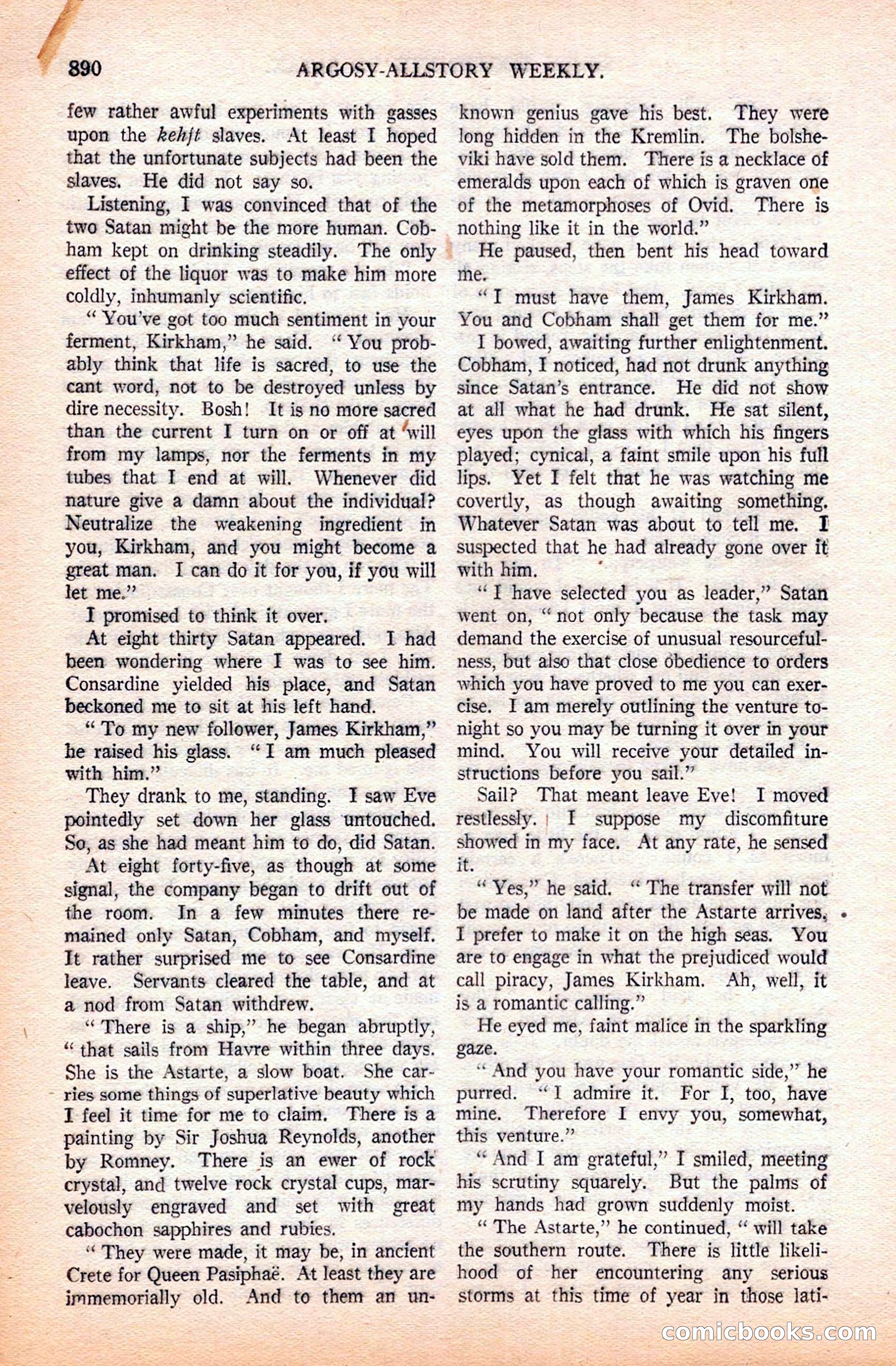 Argosy All-Story Weekly — page 92 of 164