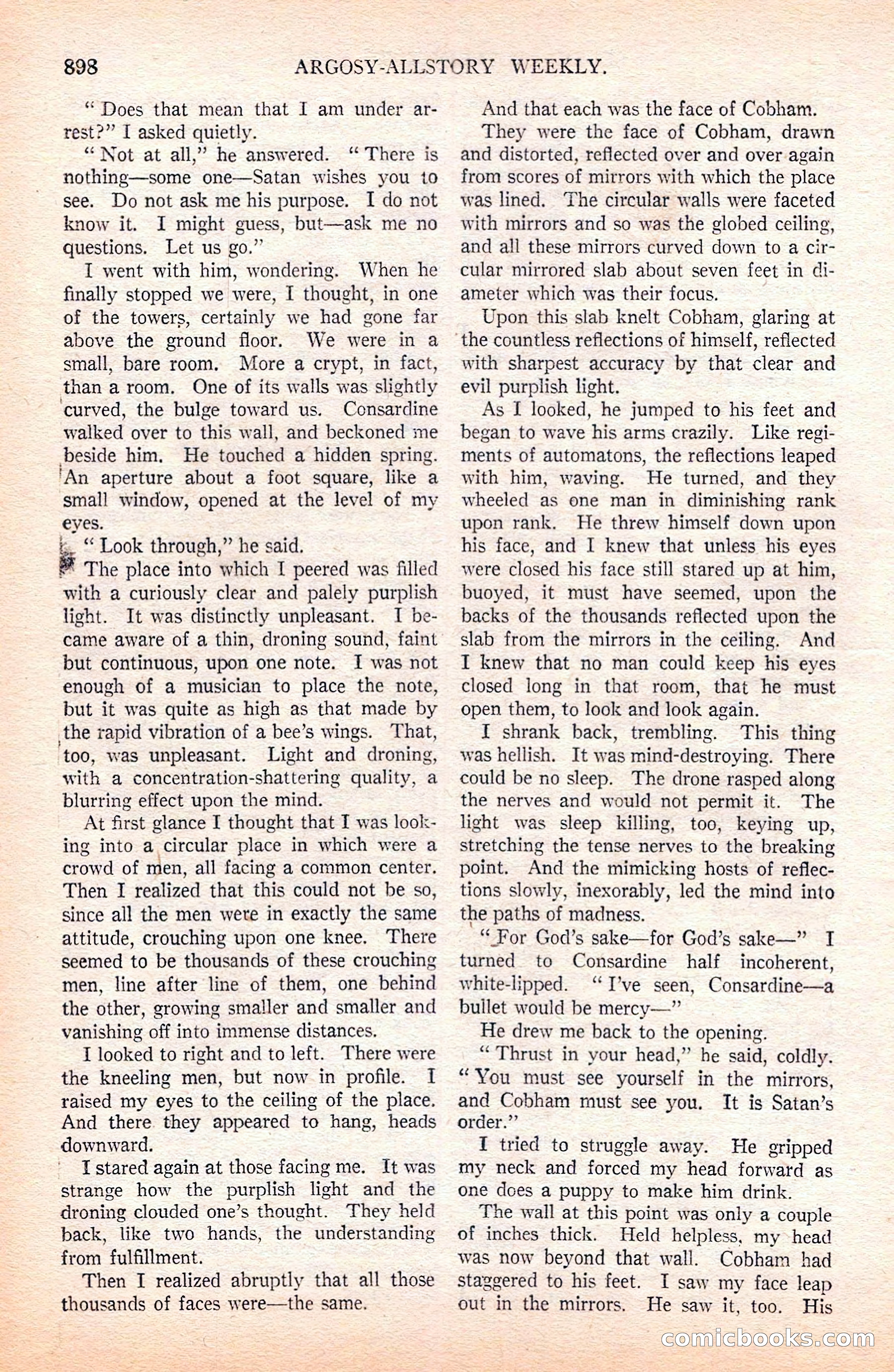 Argosy All-Story Weekly — page 100 of 164