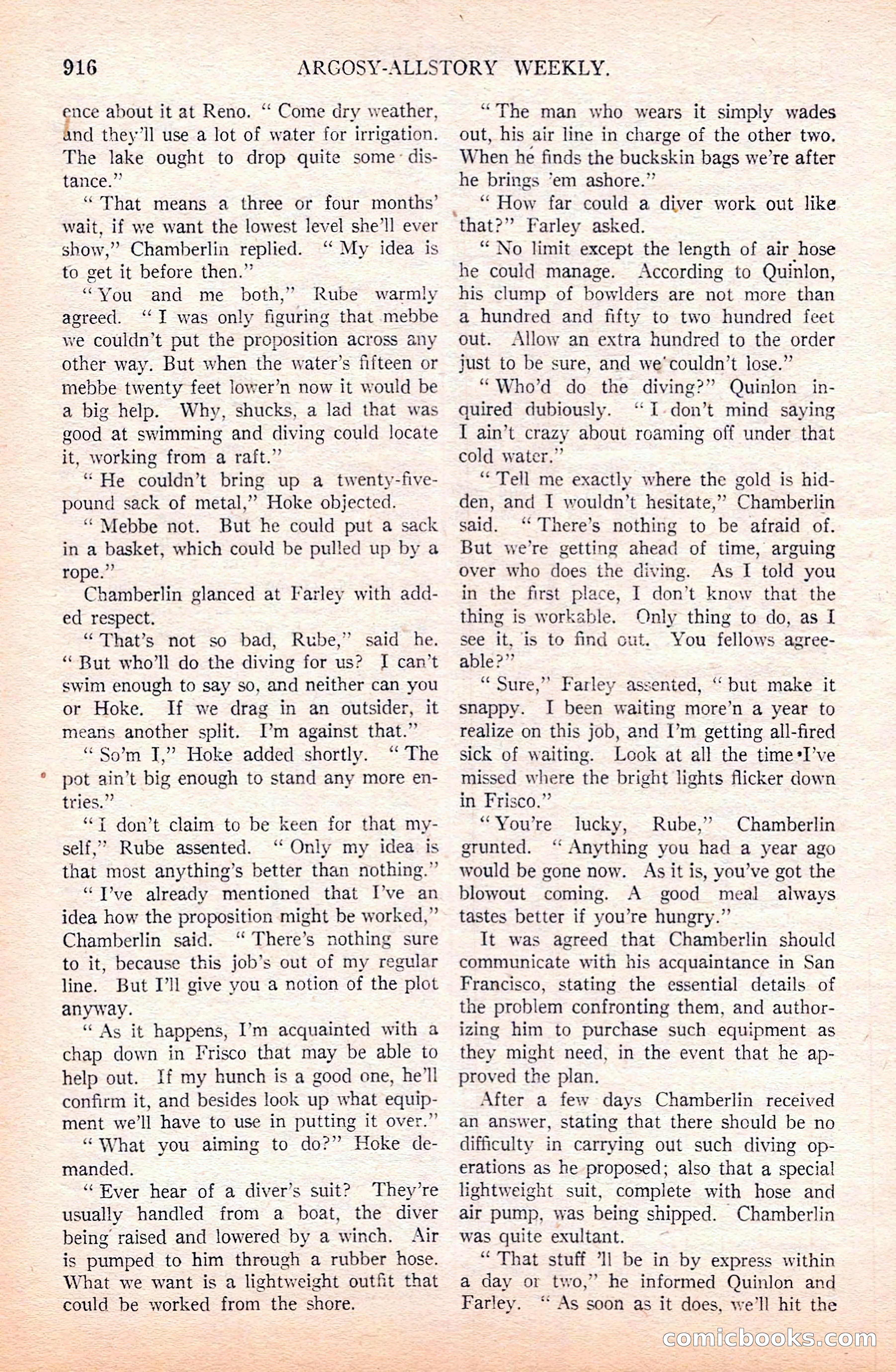 Argosy All-Story Weekly — page 118 of 164