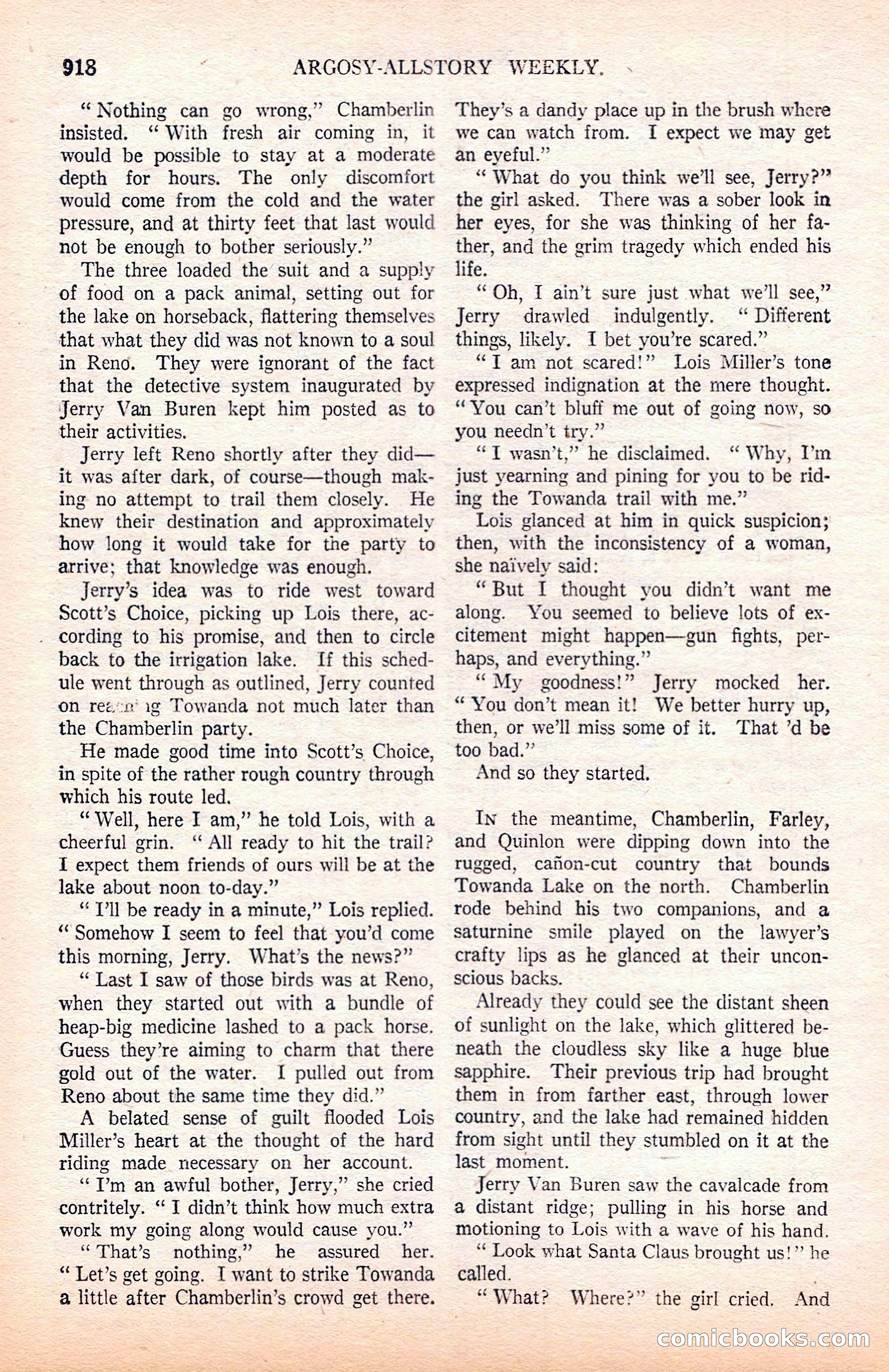 Argosy All-Story Weekly — page 120 of 164