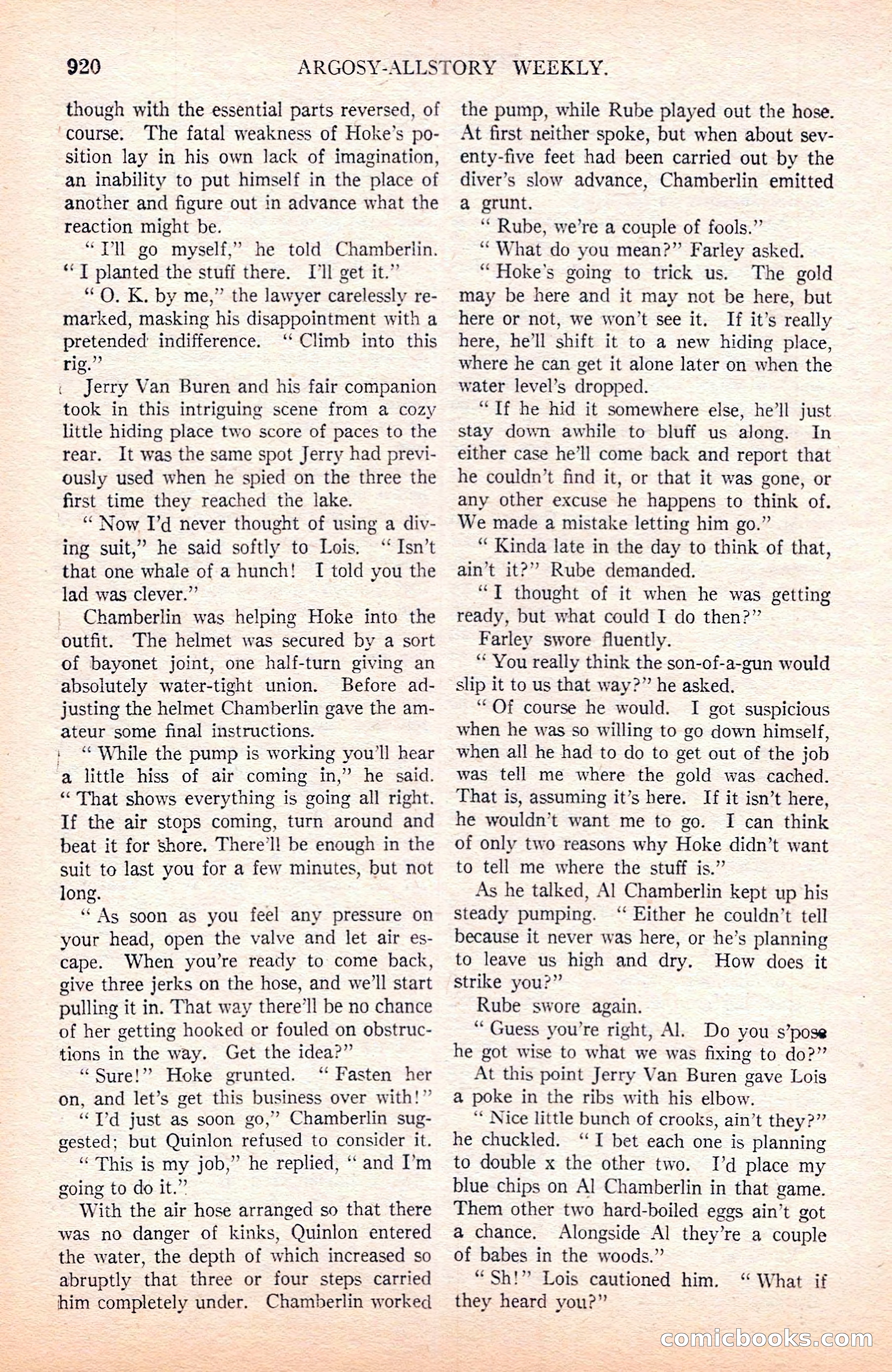 Argosy All-Story Weekly — page 122 of 164