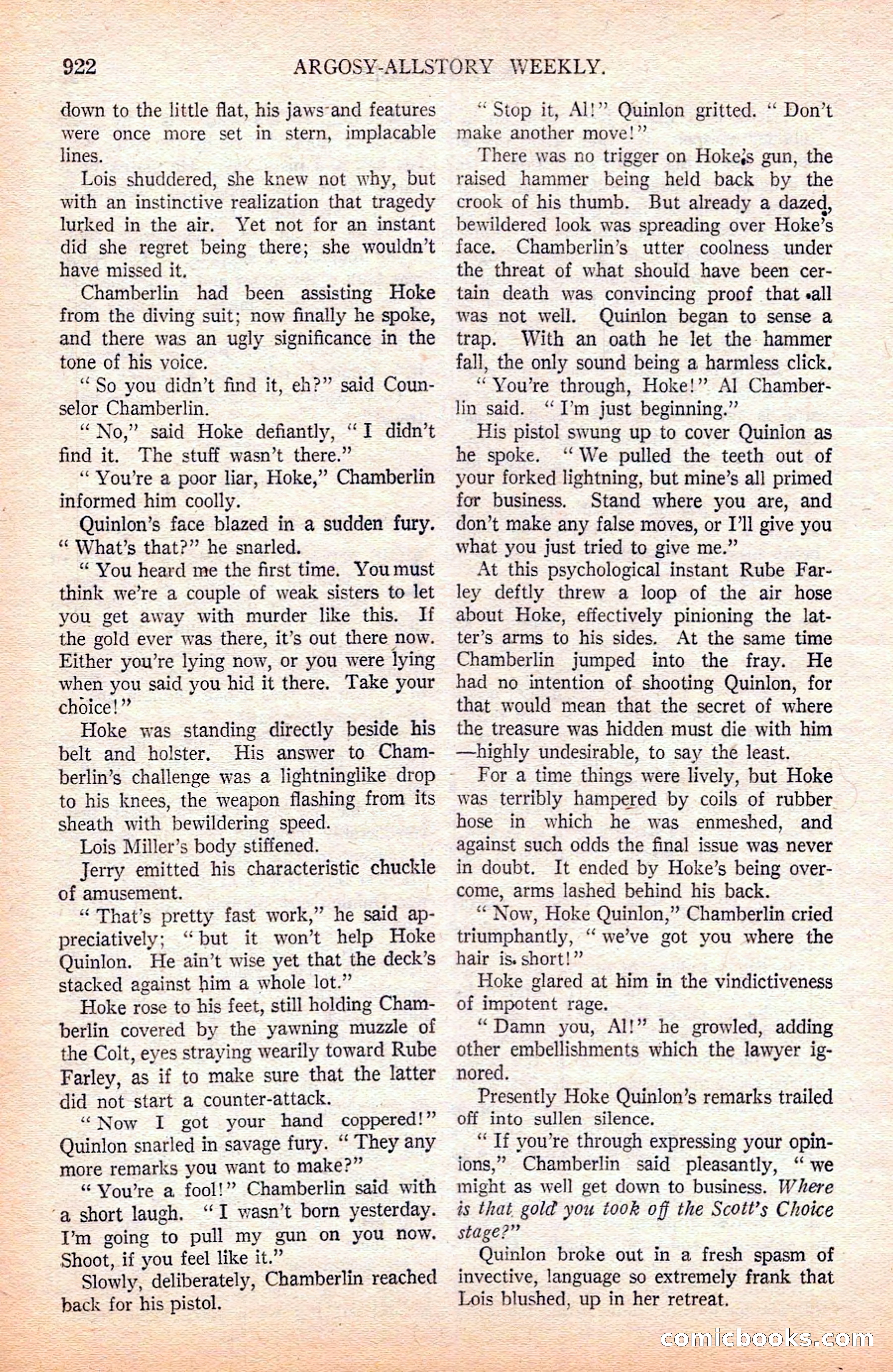 Argosy All-Story Weekly — page 124 of 164