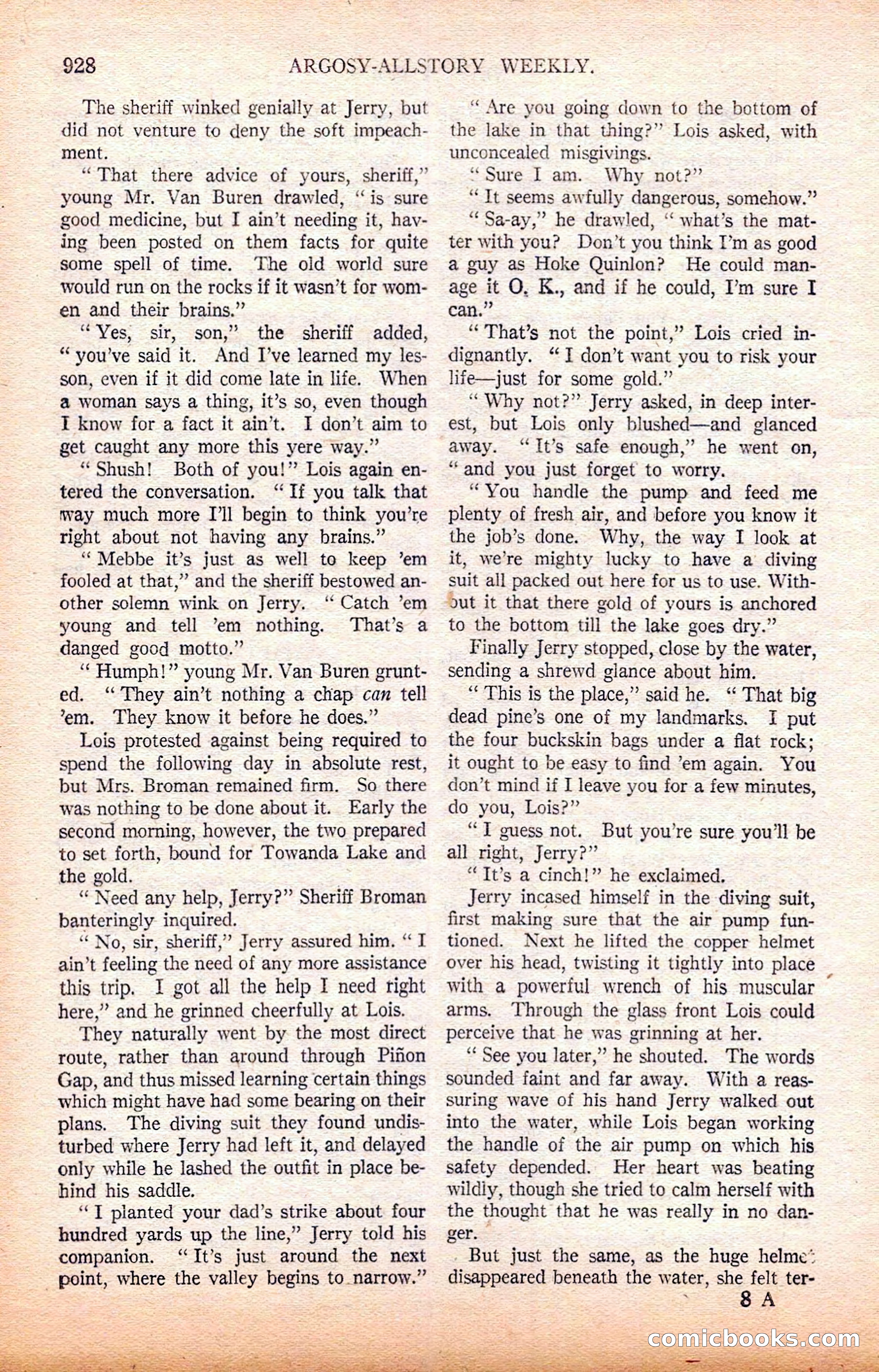 Argosy All-Story Weekly — page 130 of 164