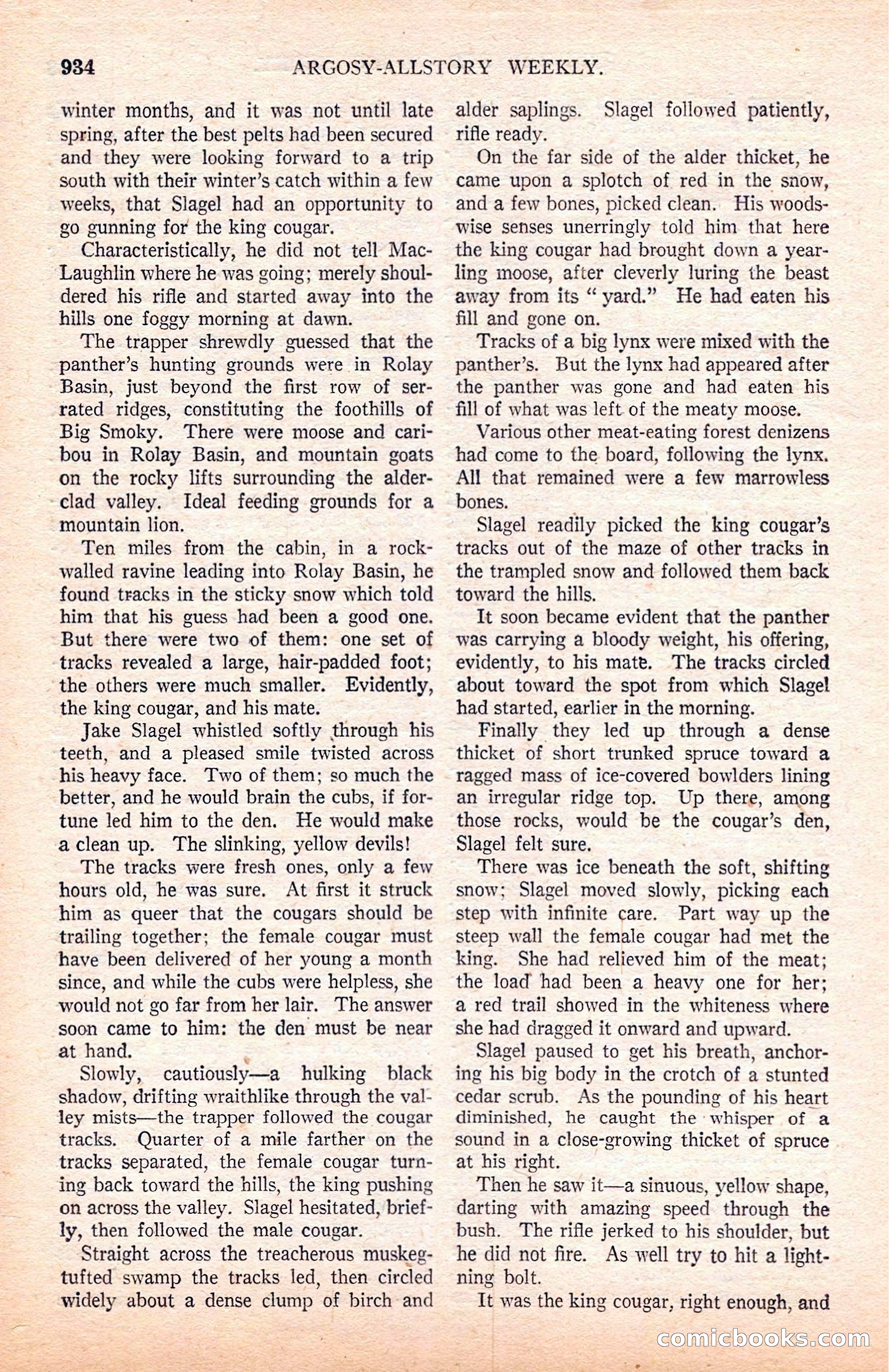 Argosy All-Story Weekly — page 136 of 164