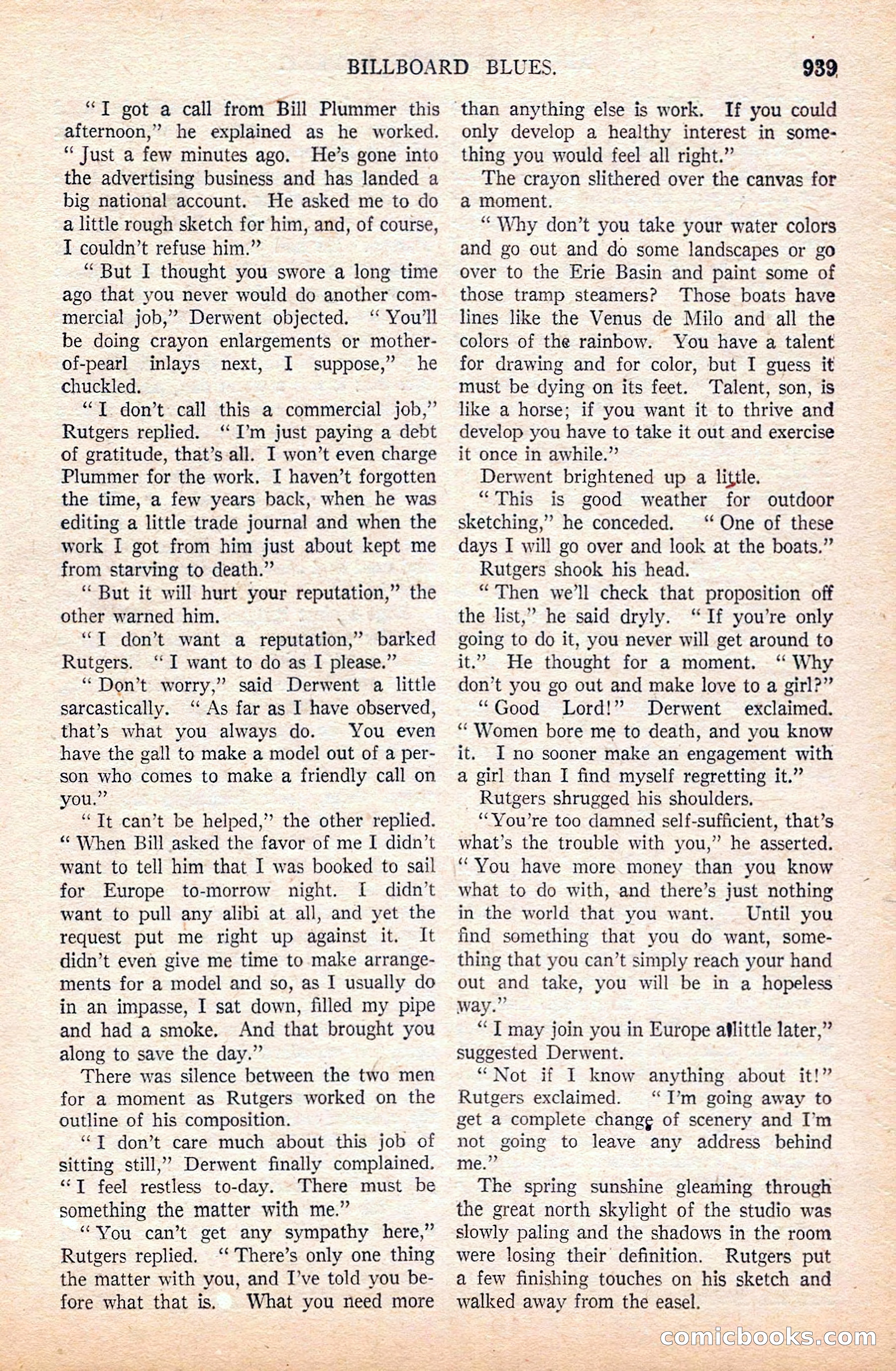 Argosy All-Story Weekly — page 141 of 164