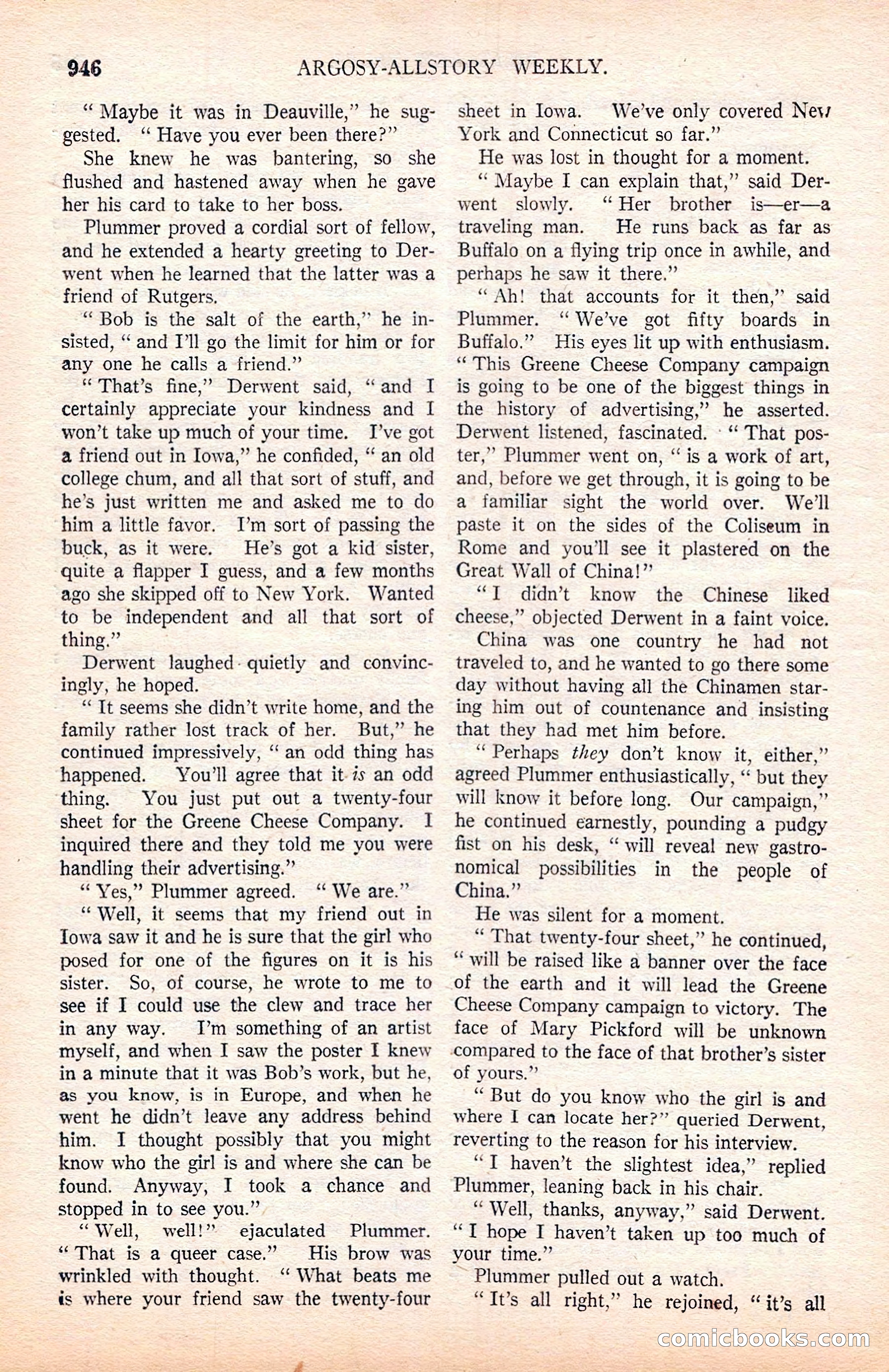 Argosy All-Story Weekly — page 148 of 164