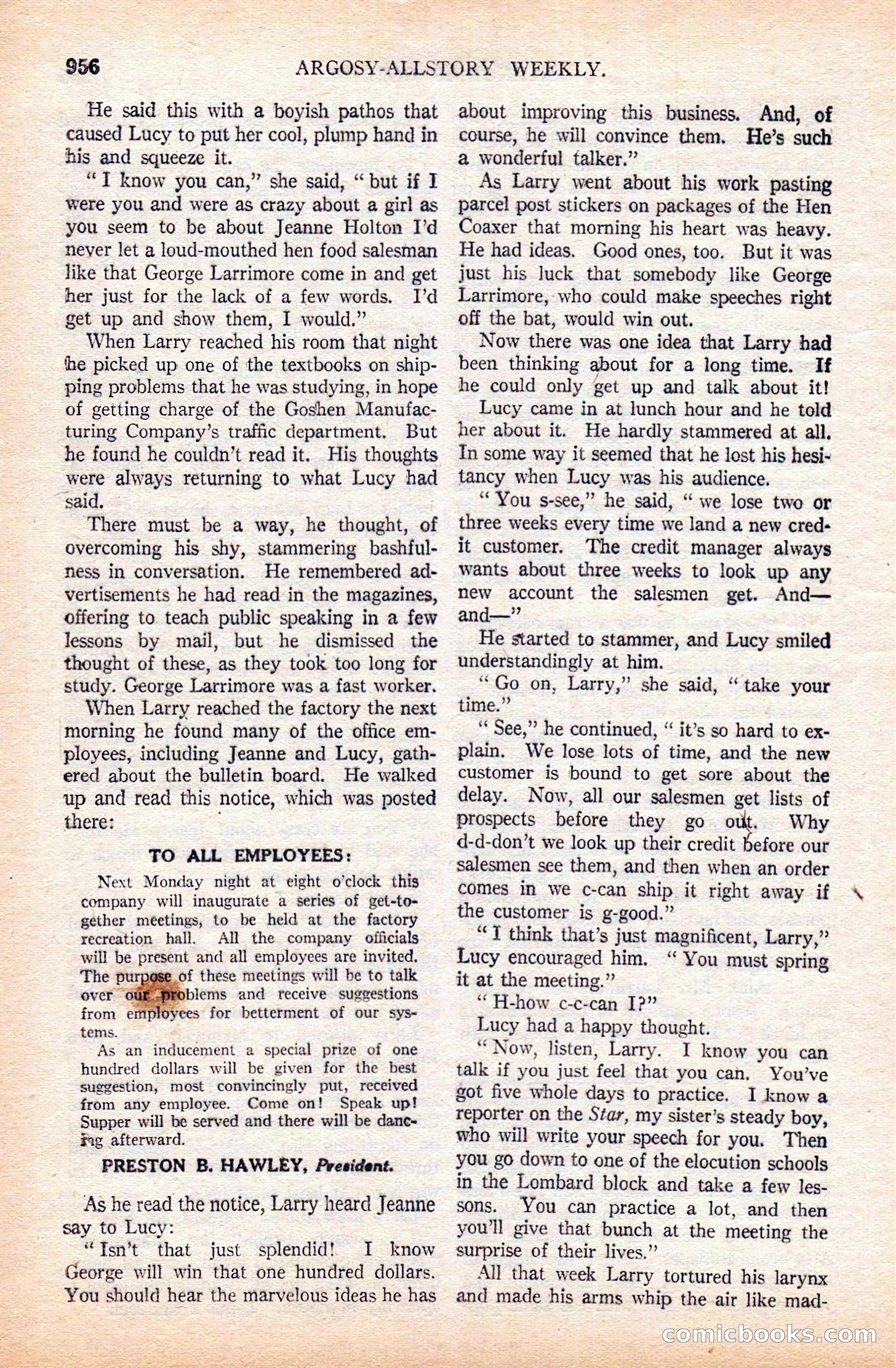 Argosy All-Story Weekly — page 158 of 164