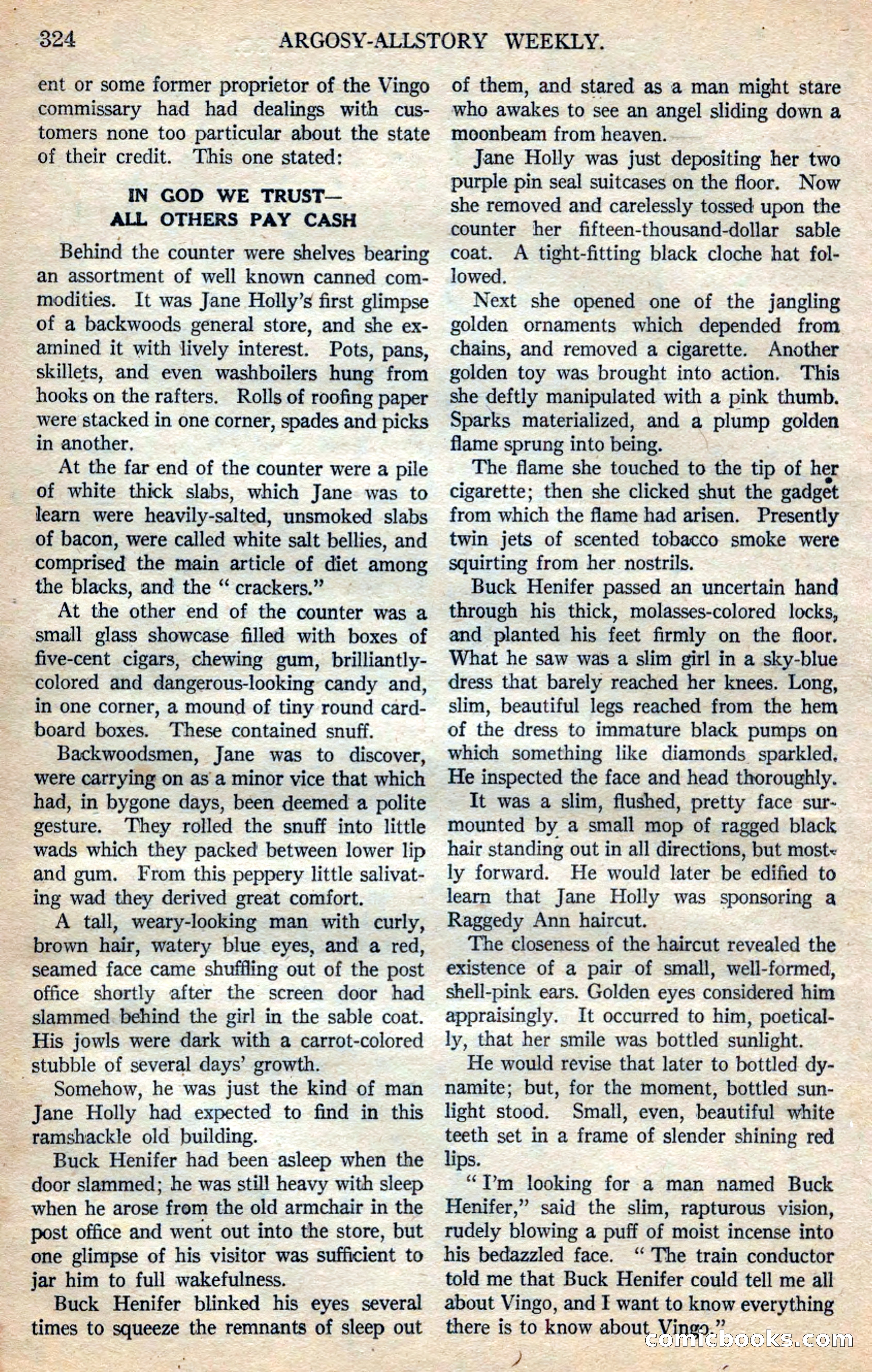 Argosy All-Story Weekly — page 10 of 168