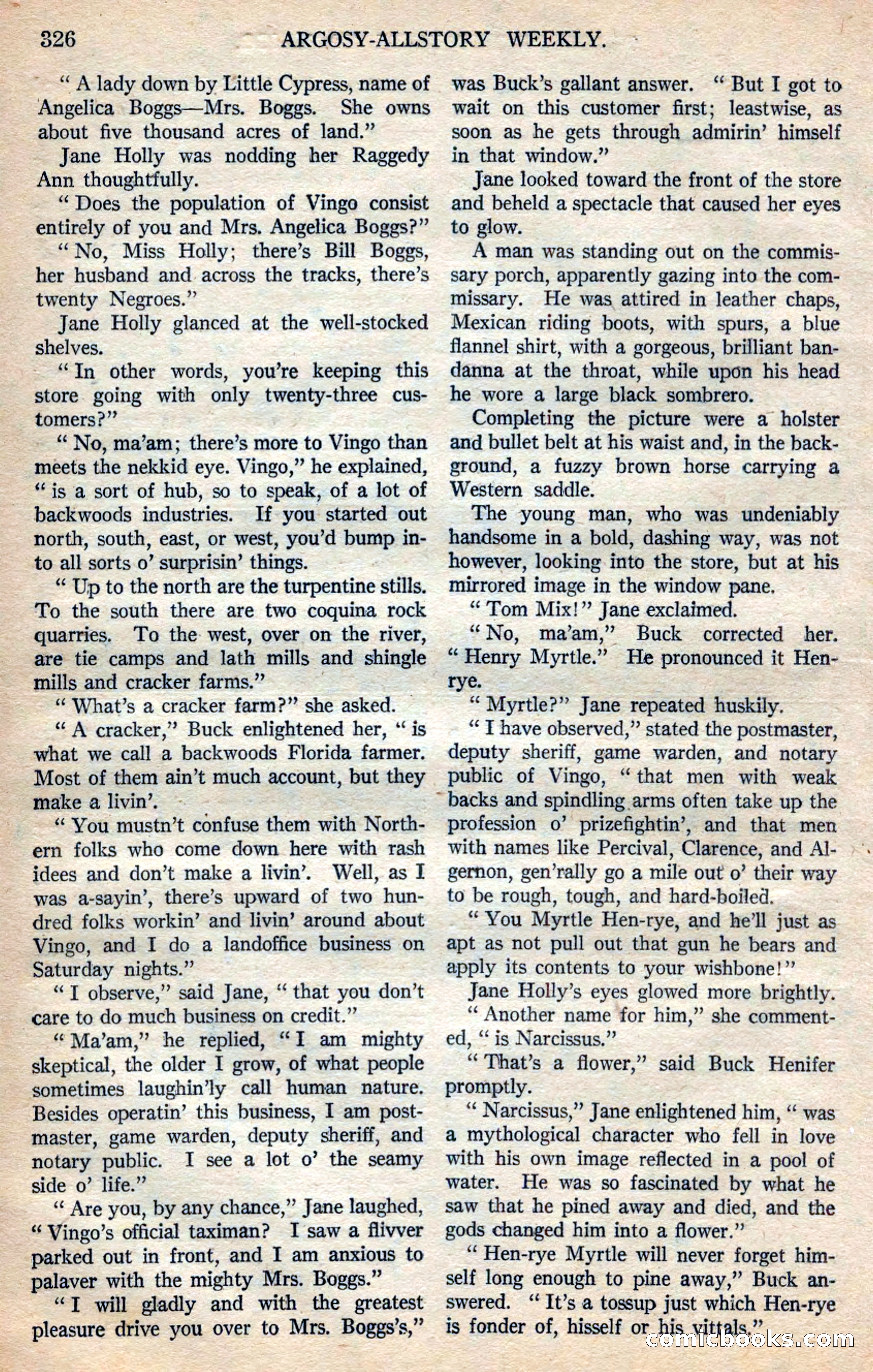 Argosy All-Story Weekly — page 12 of 168
