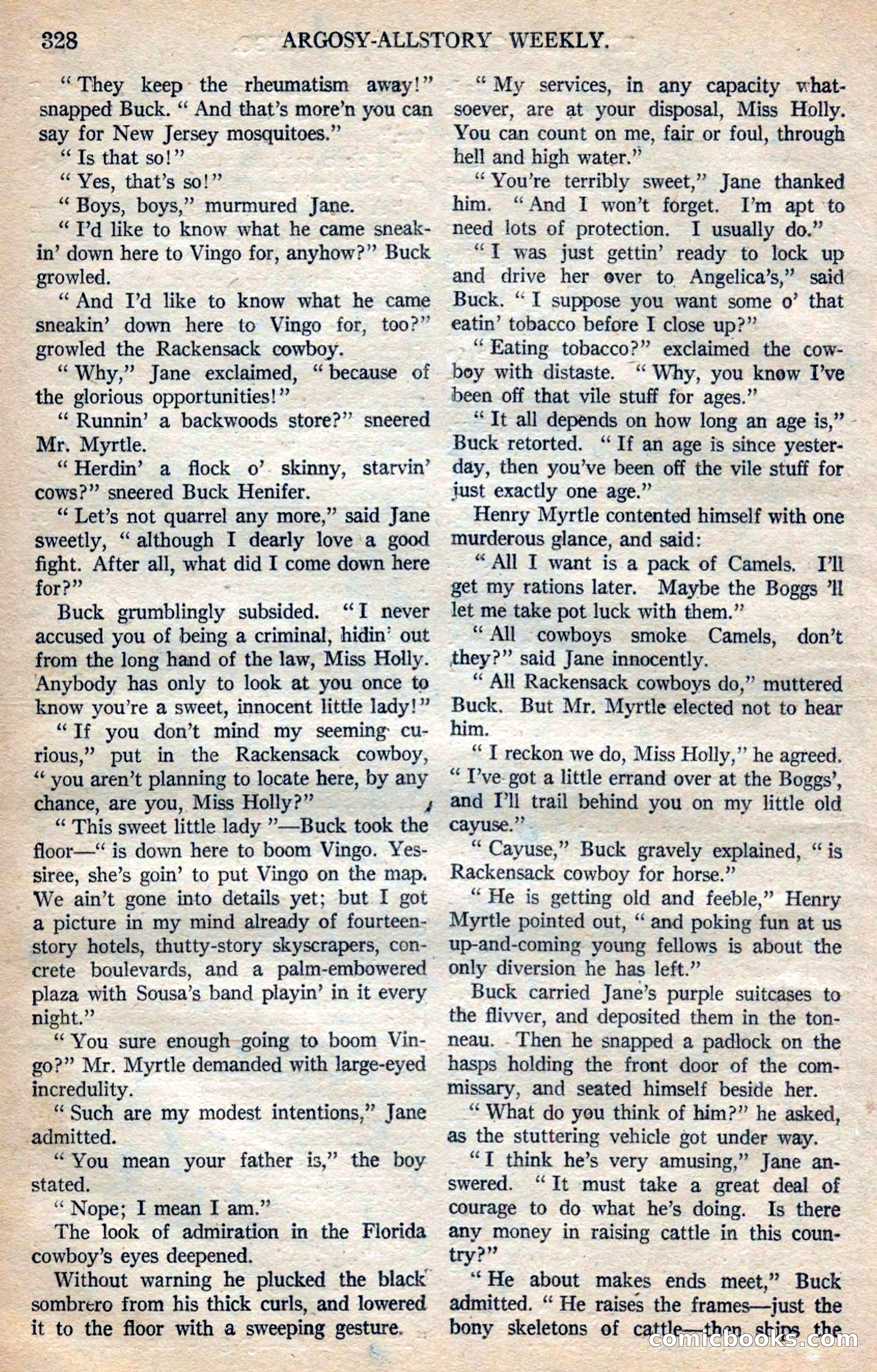 Argosy All-Story Weekly — page 14 of 168