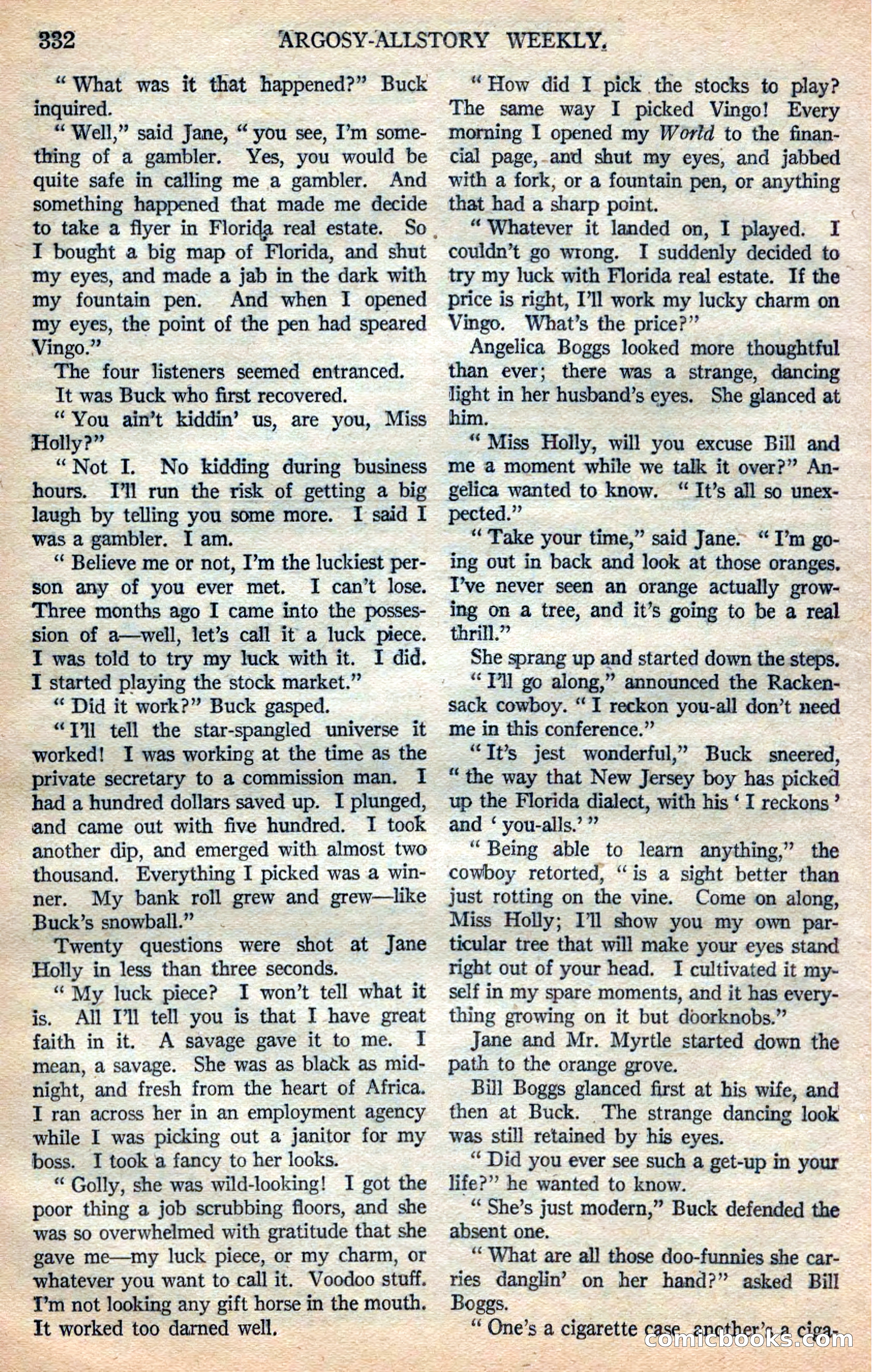 Argosy All-Story Weekly — page 18 of 168