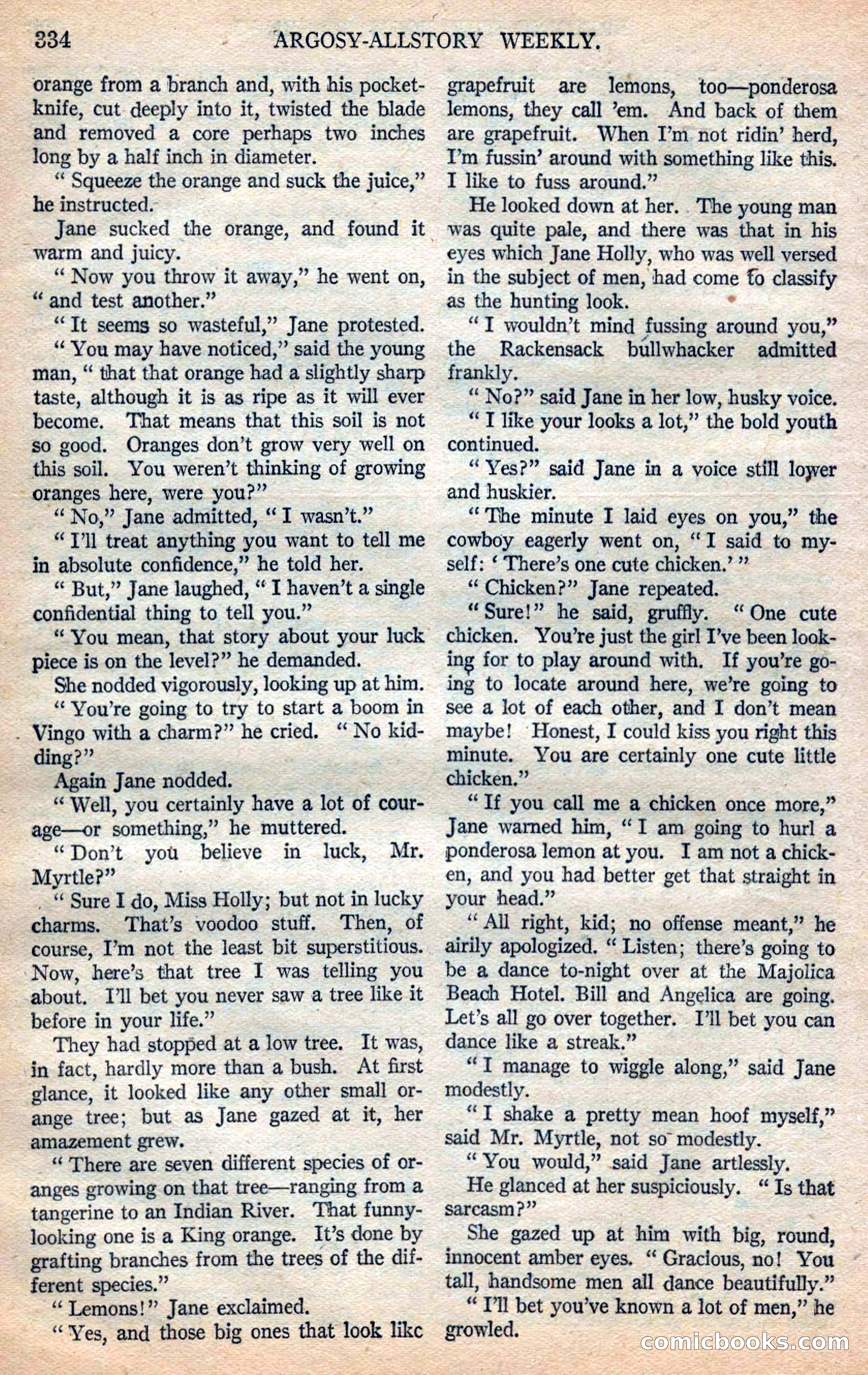 Argosy All-Story Weekly — page 20 of 168