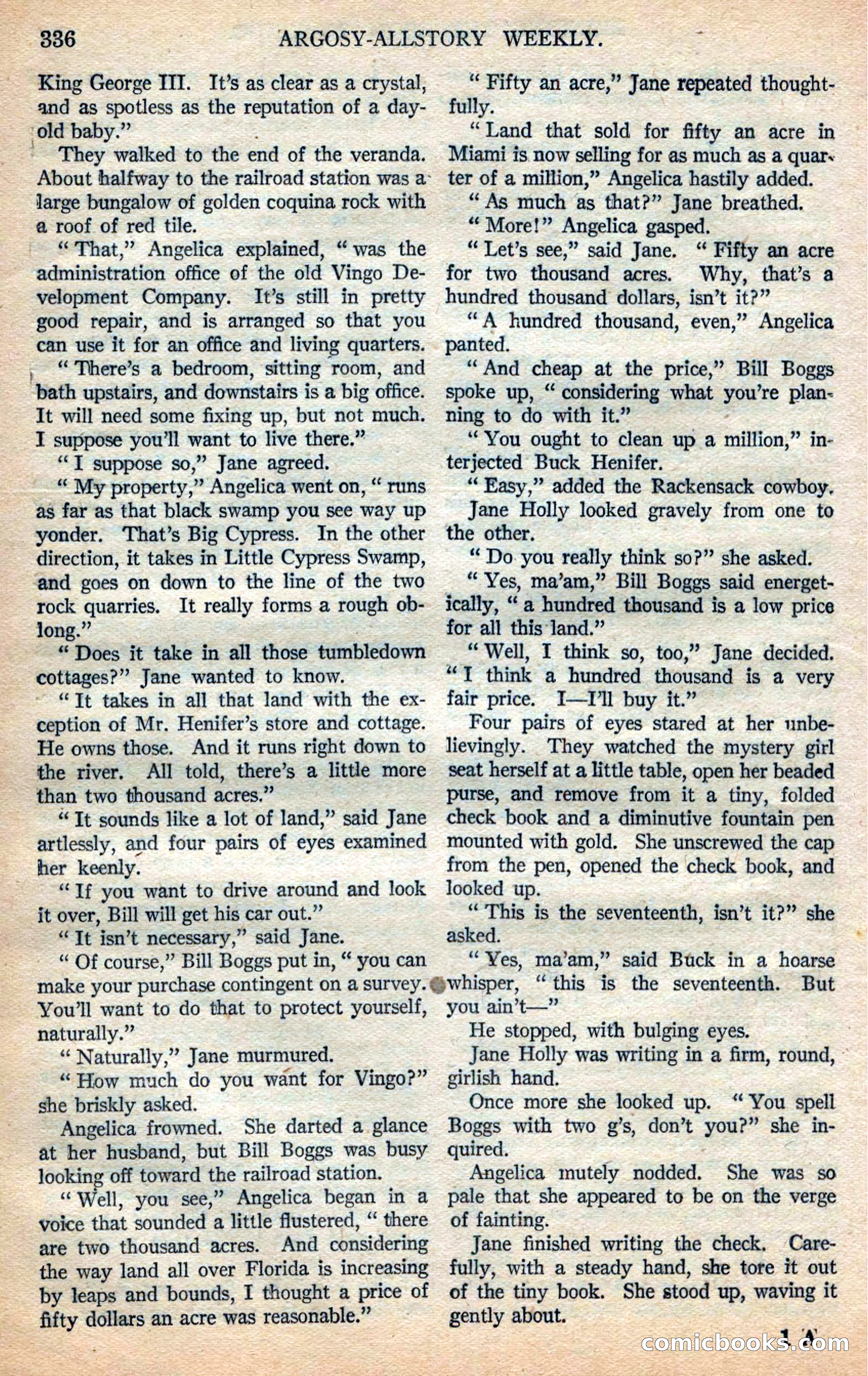 Argosy All-Story Weekly — page 22 of 168