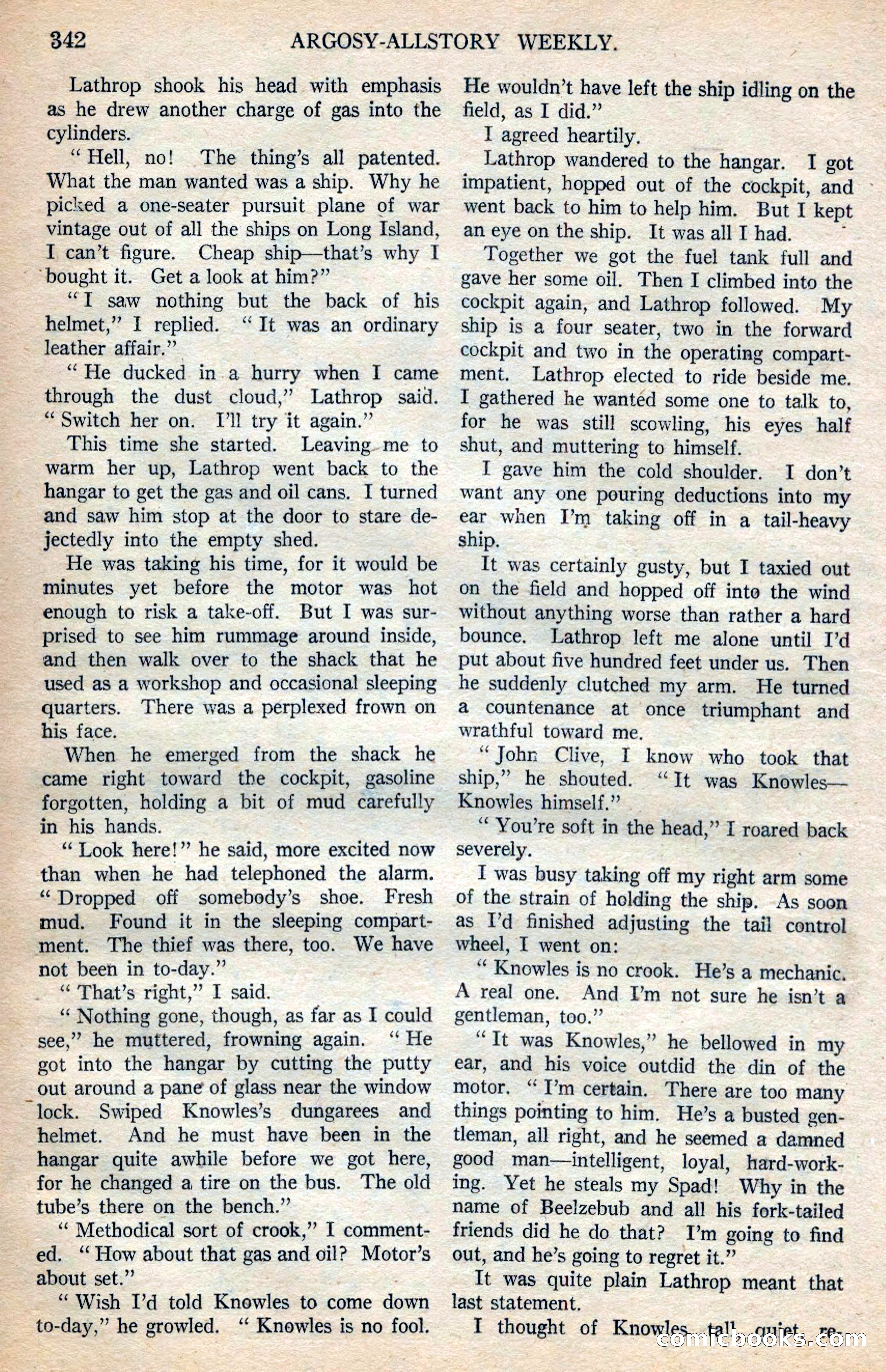 Argosy All-Story Weekly — page 28 of 168