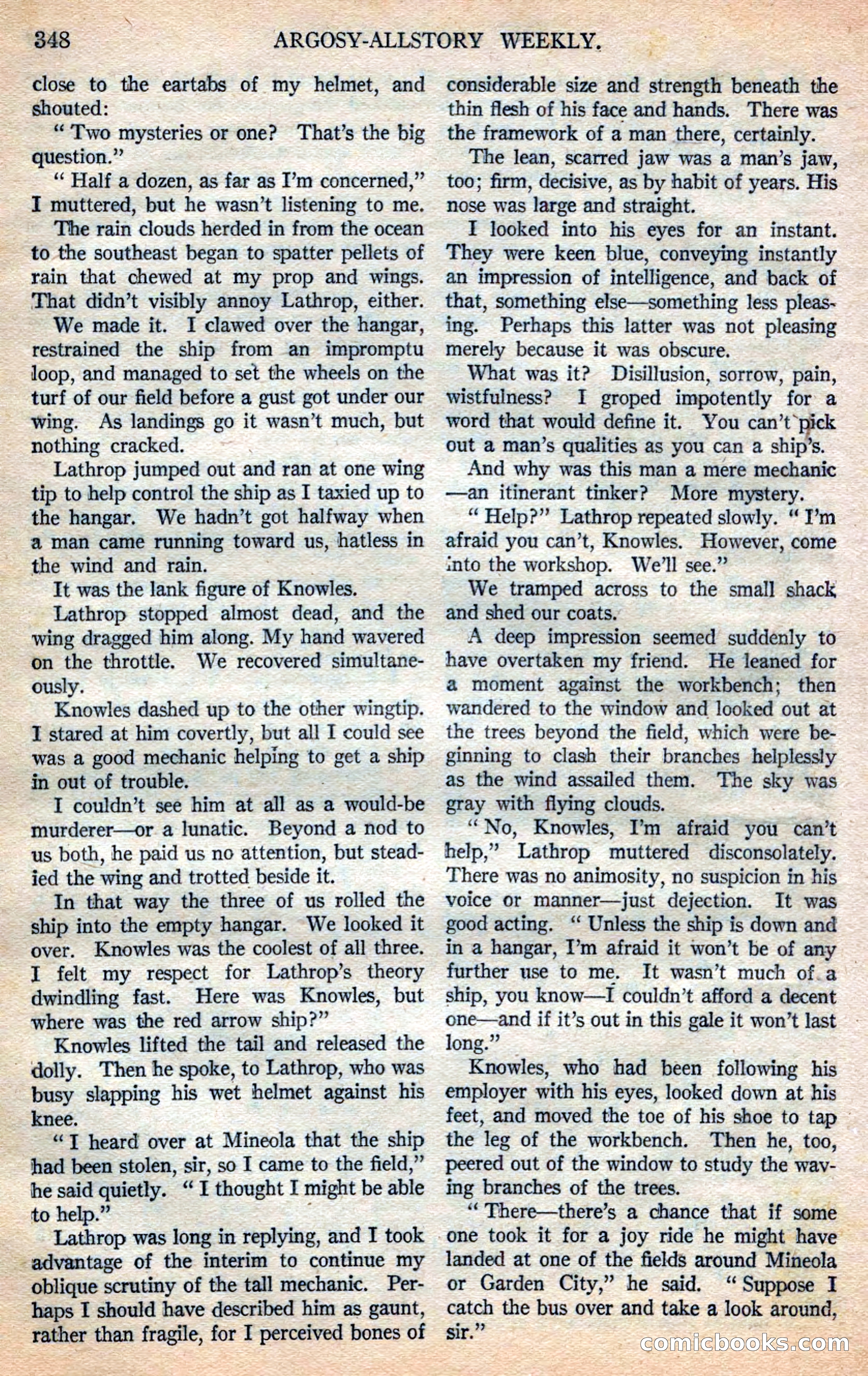Argosy All-Story Weekly — page 34 of 168