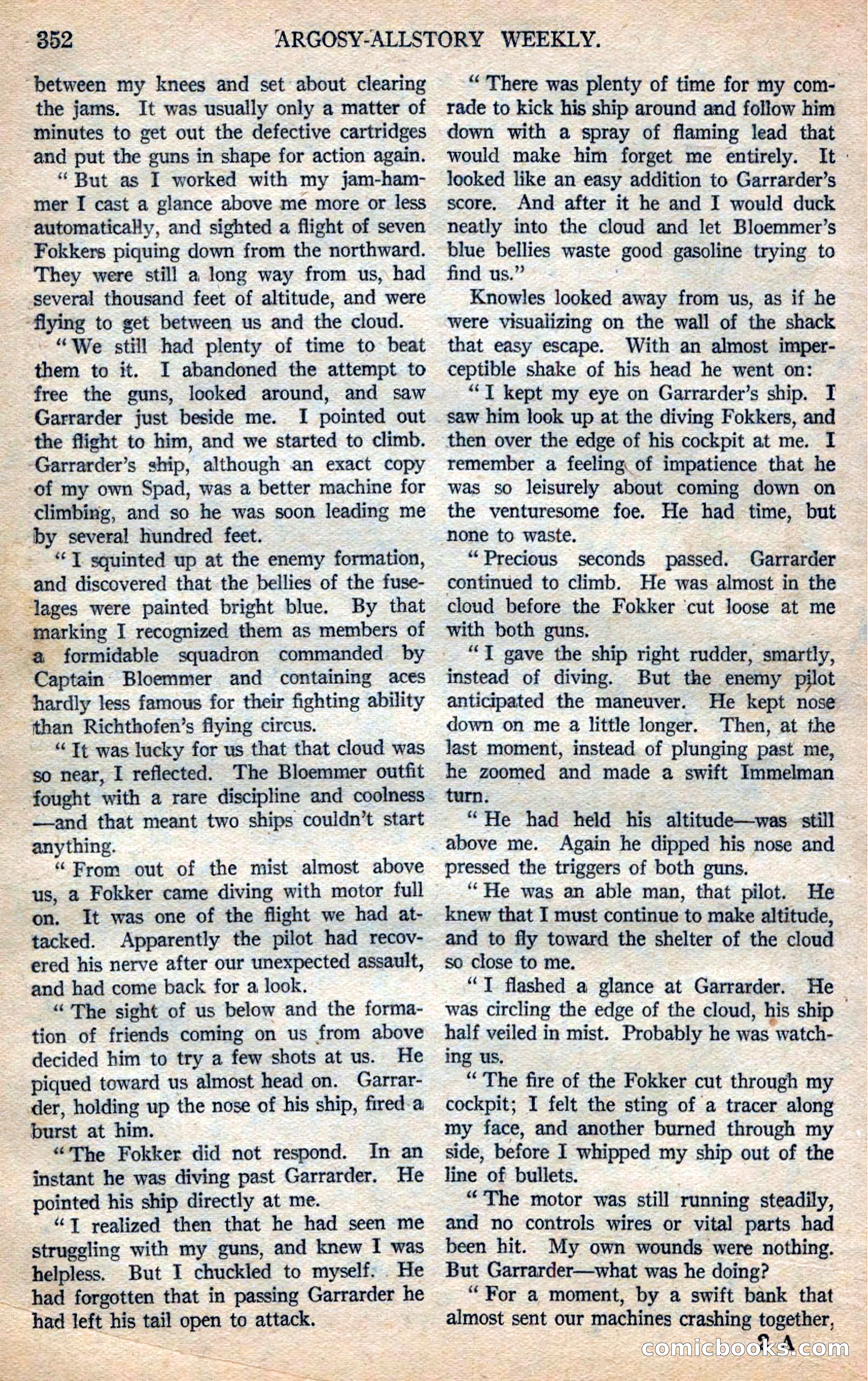 Argosy All-Story Weekly — page 38 of 168