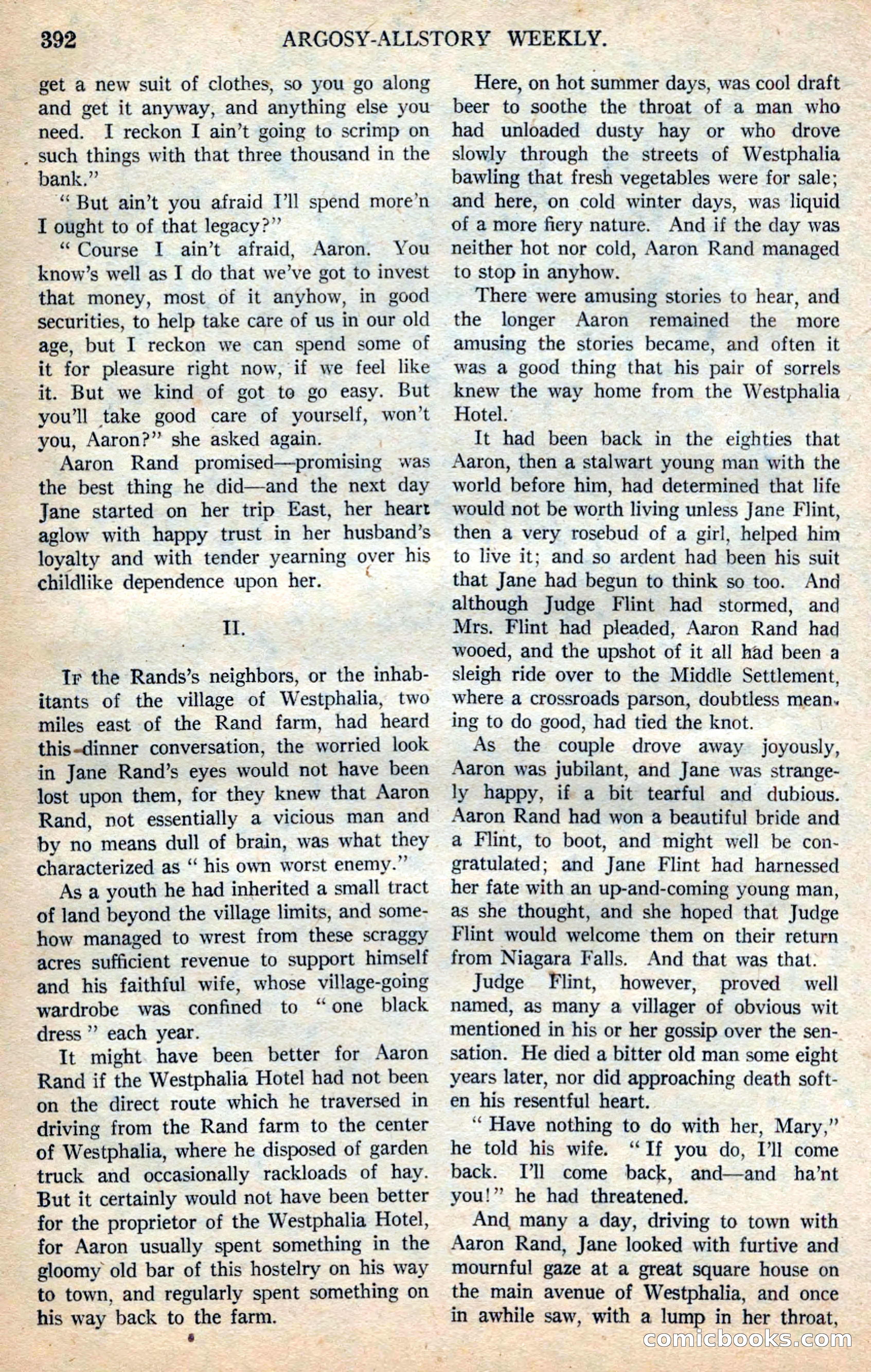 Argosy All-Story Weekly — page 78 of 168