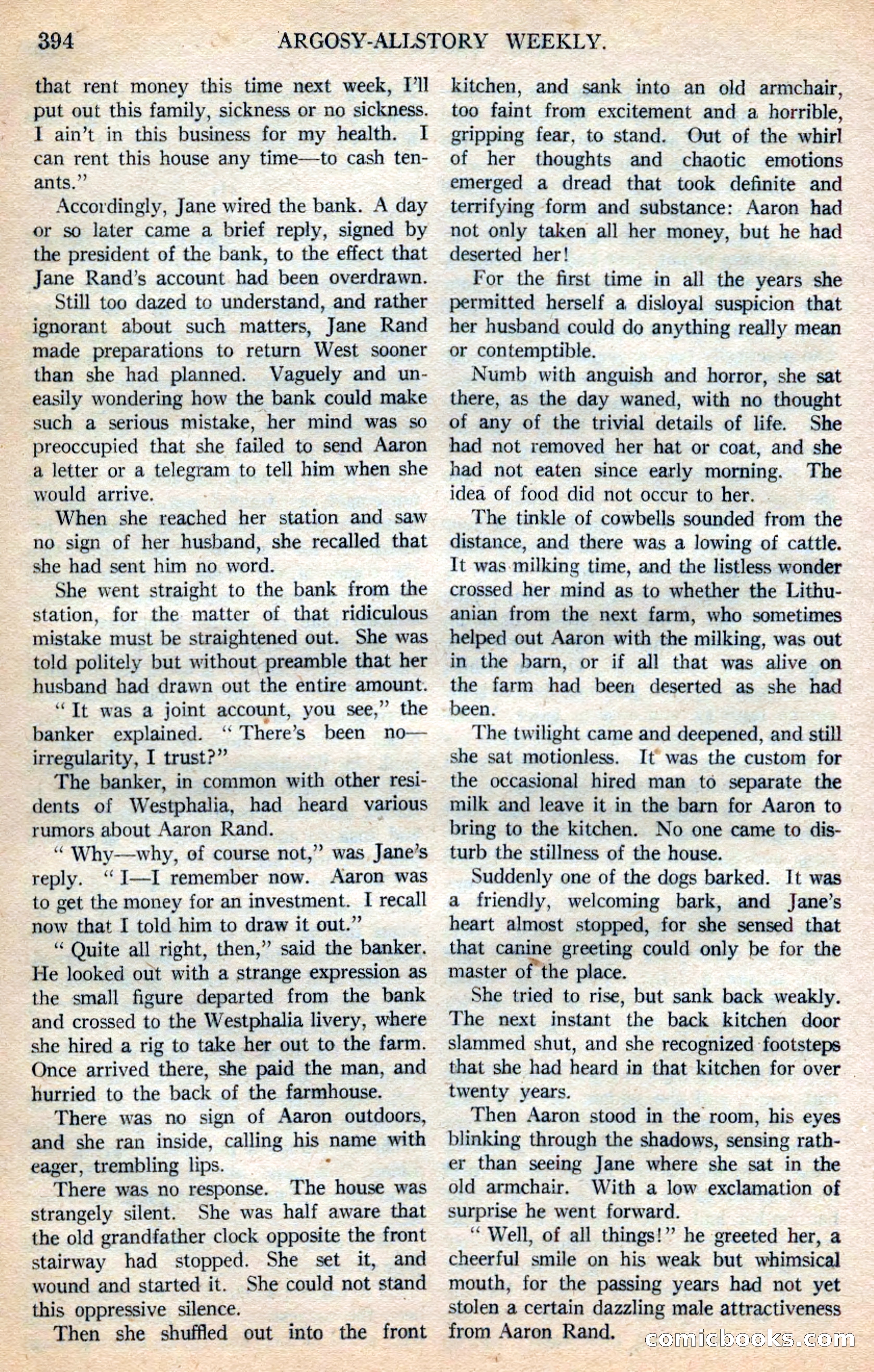 Argosy All-Story Weekly — page 80 of 168