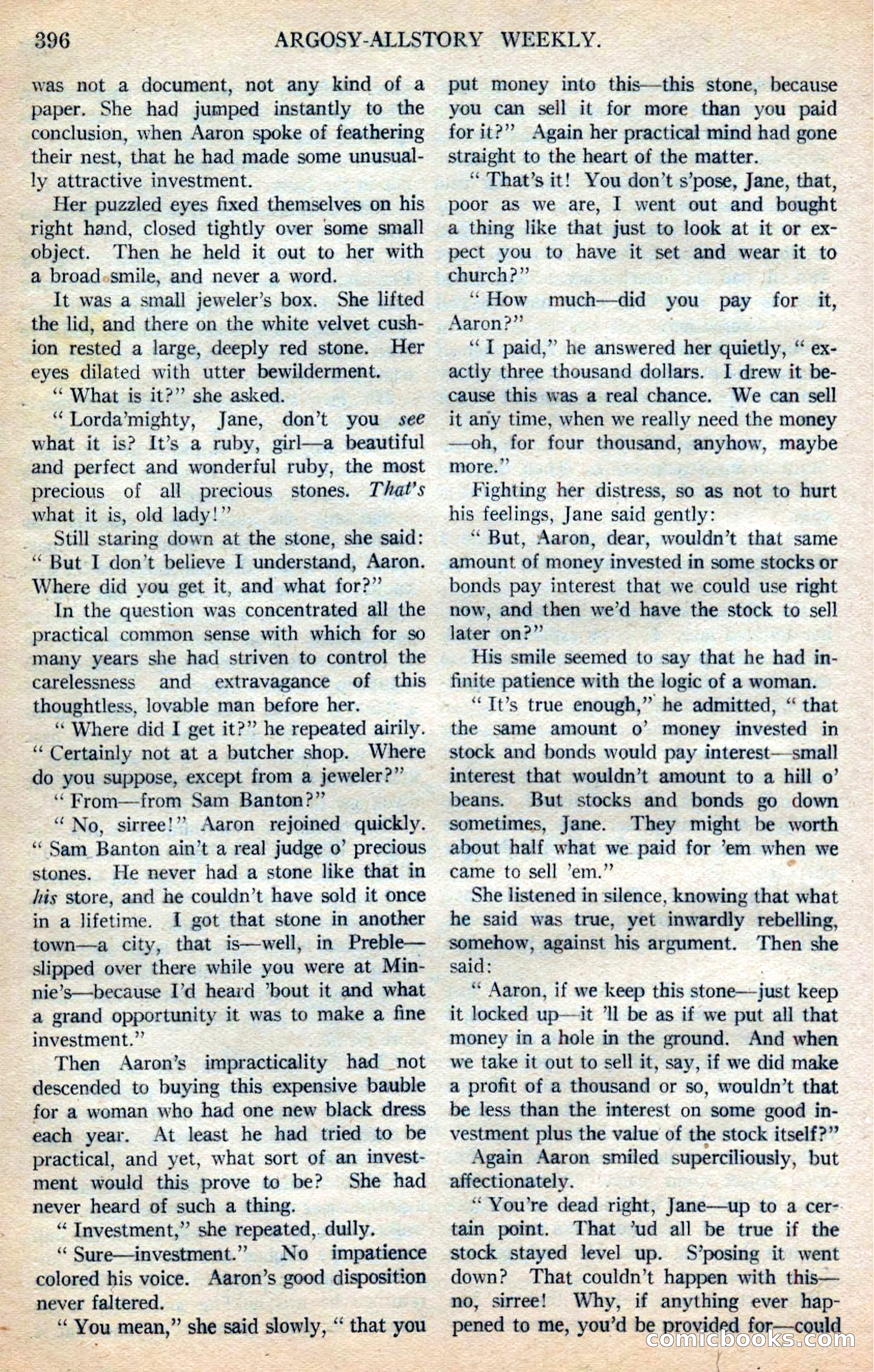 Argosy All-Story Weekly — page 82 of 168