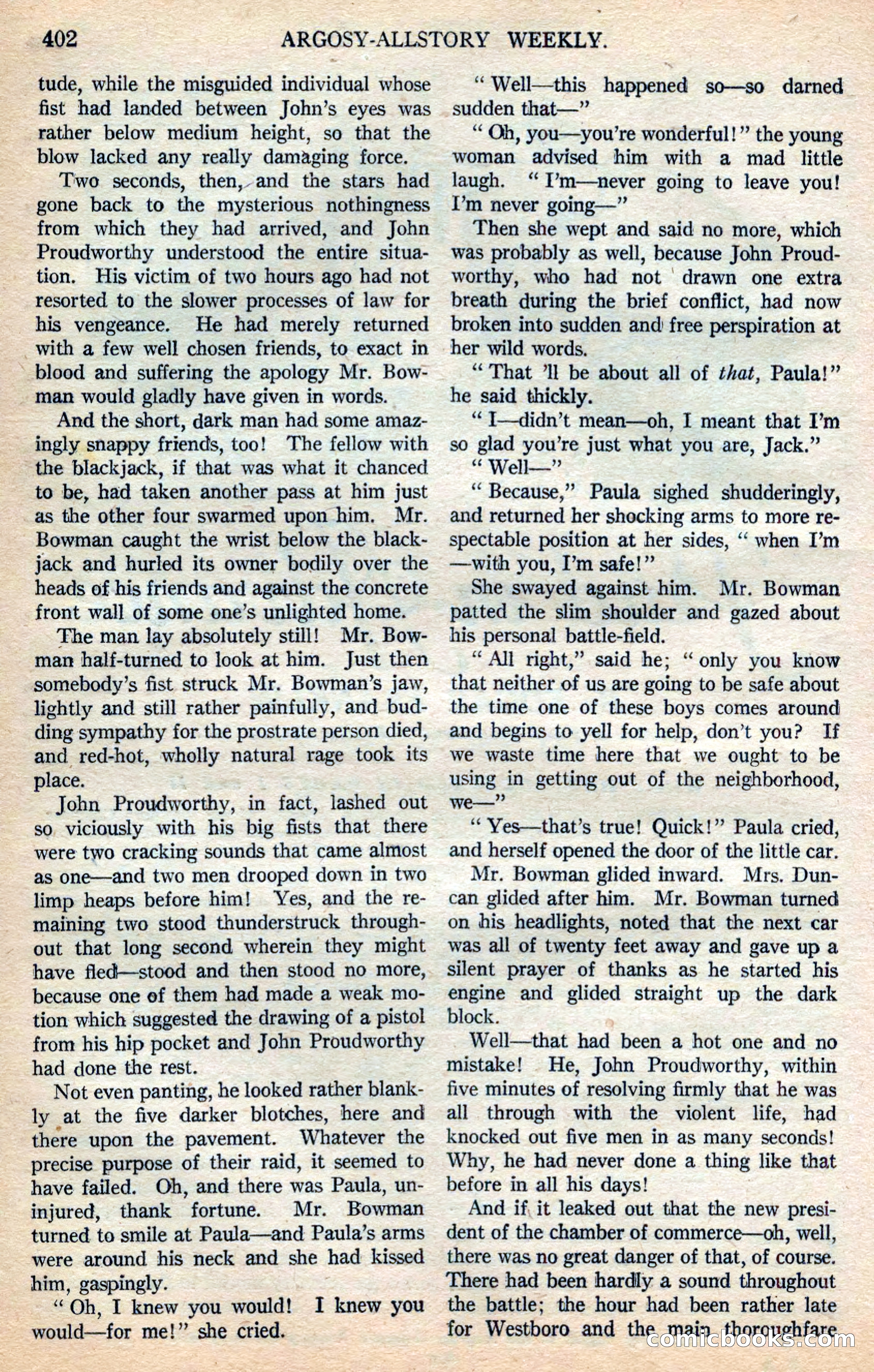 Argosy All-Story Weekly — page 88 of 168