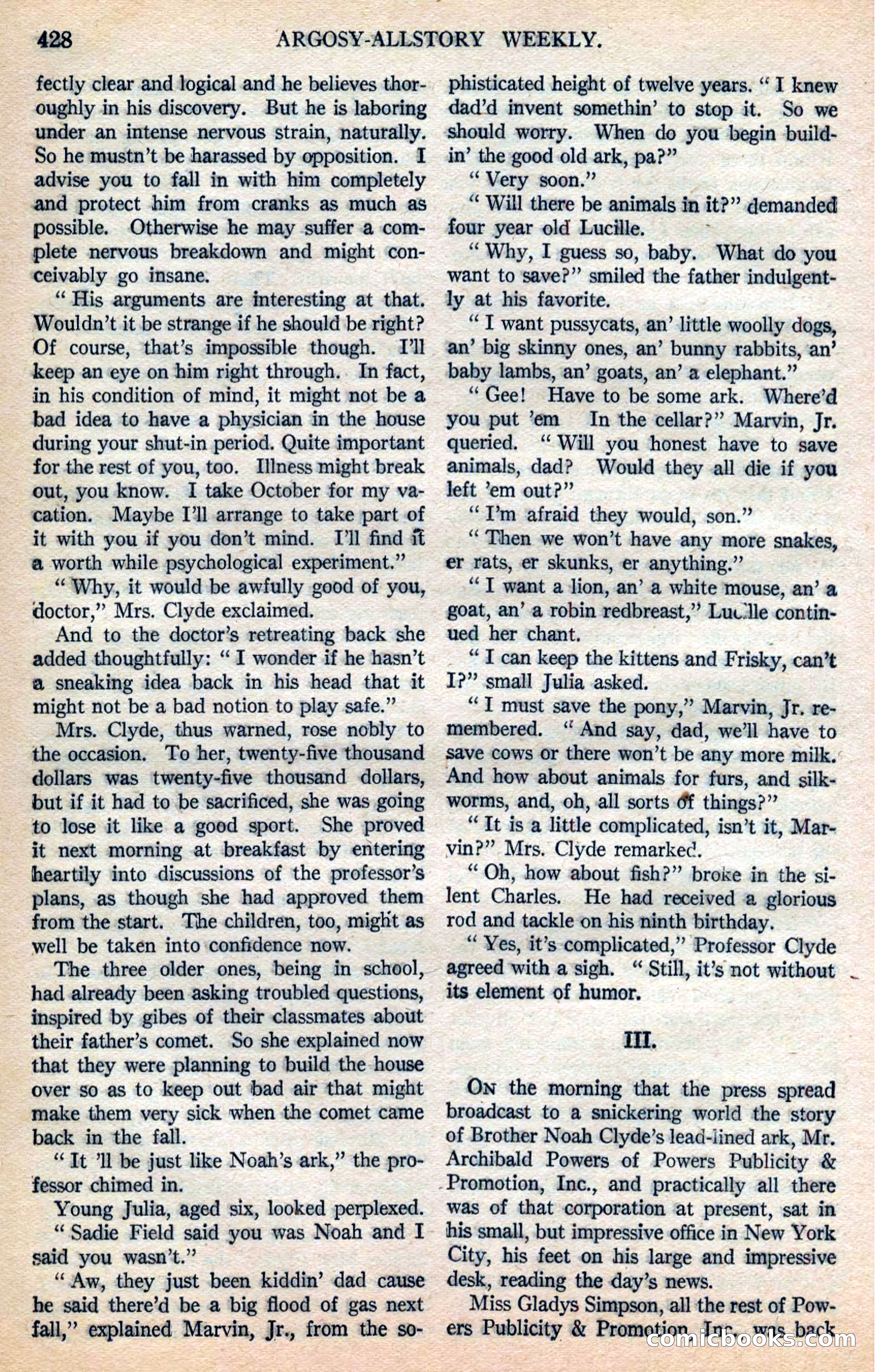 Argosy All-Story Weekly — page 114 of 168