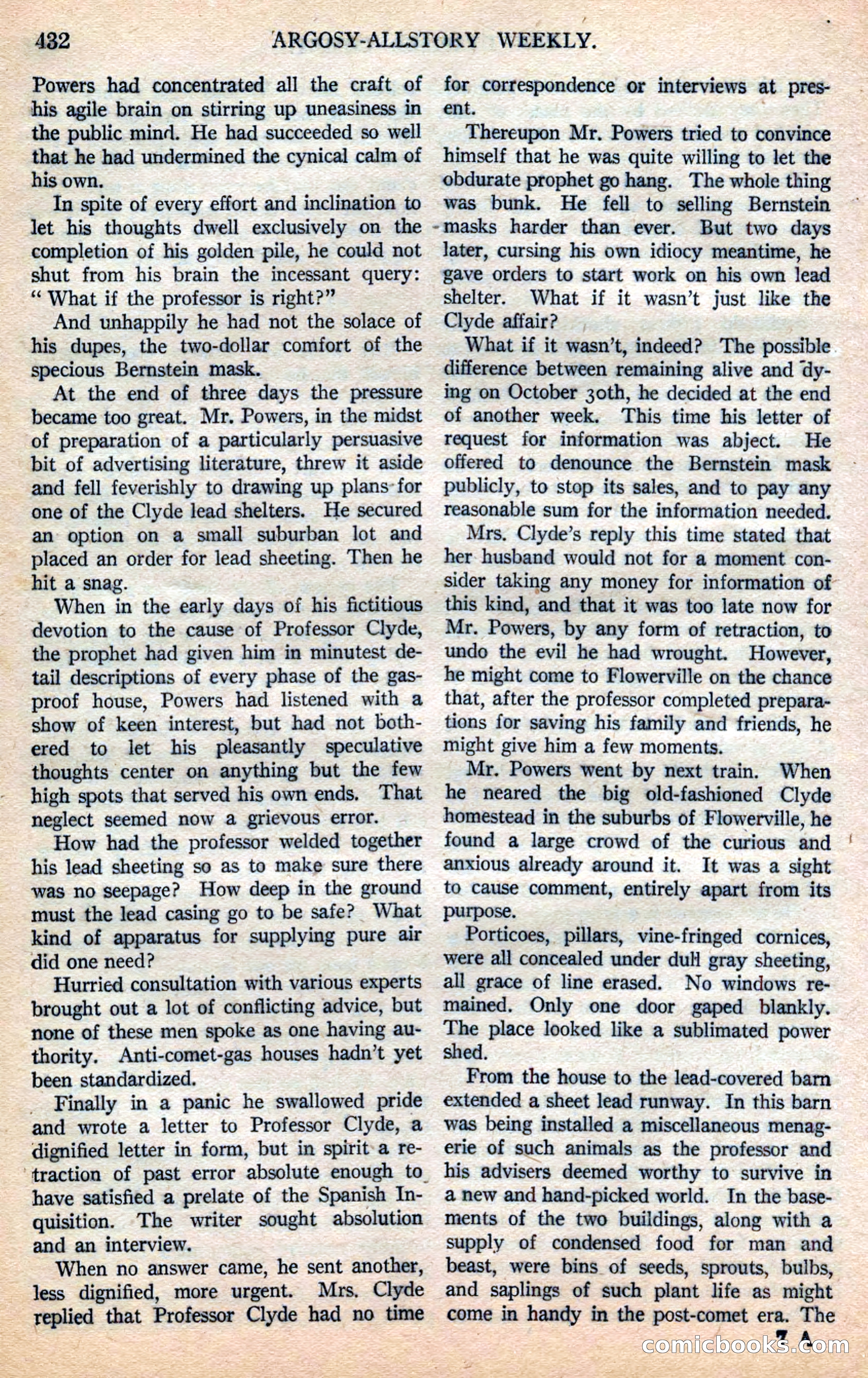 Argosy All-Story Weekly — page 118 of 168