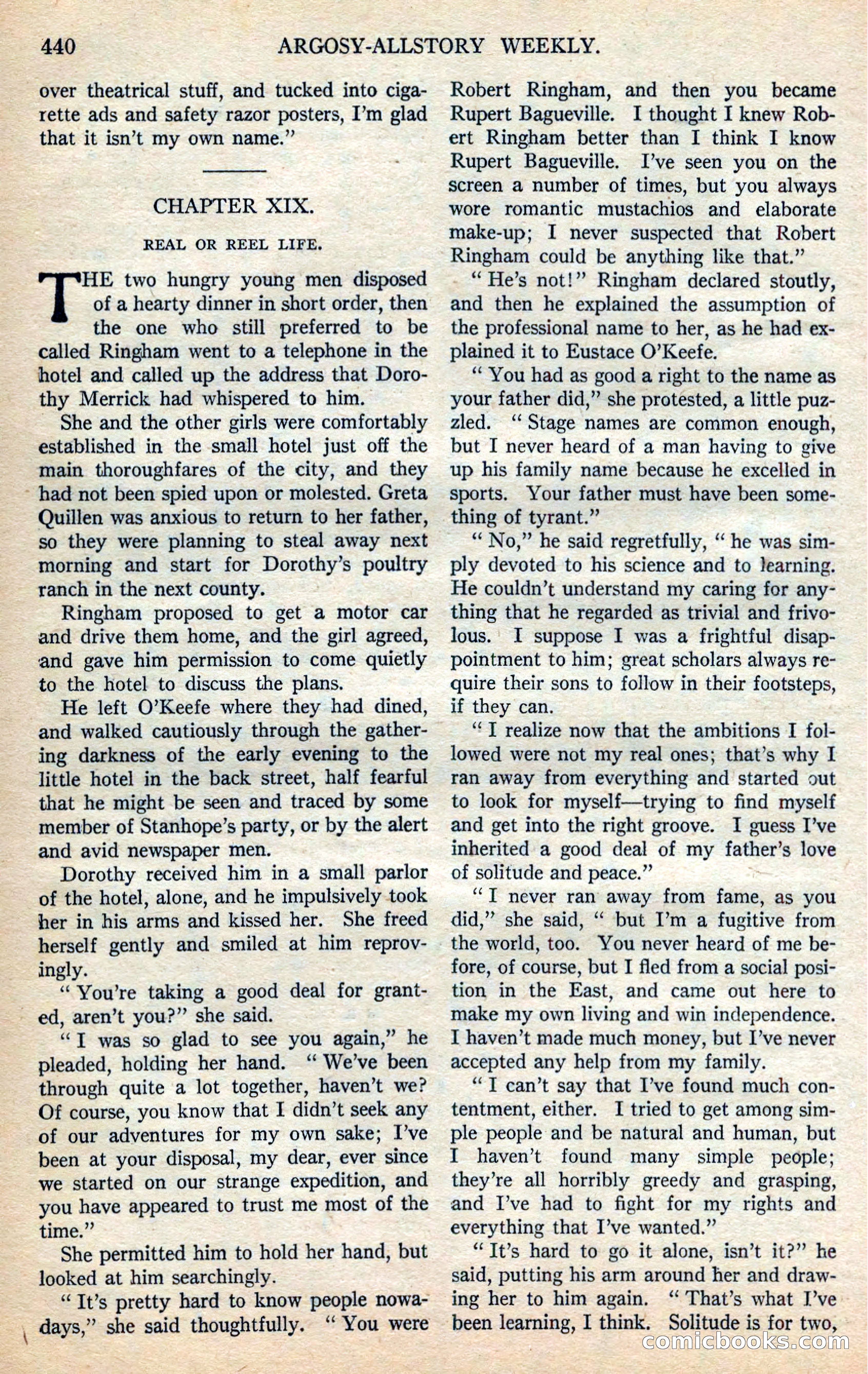 Argosy All-Story Weekly — page 126 of 168