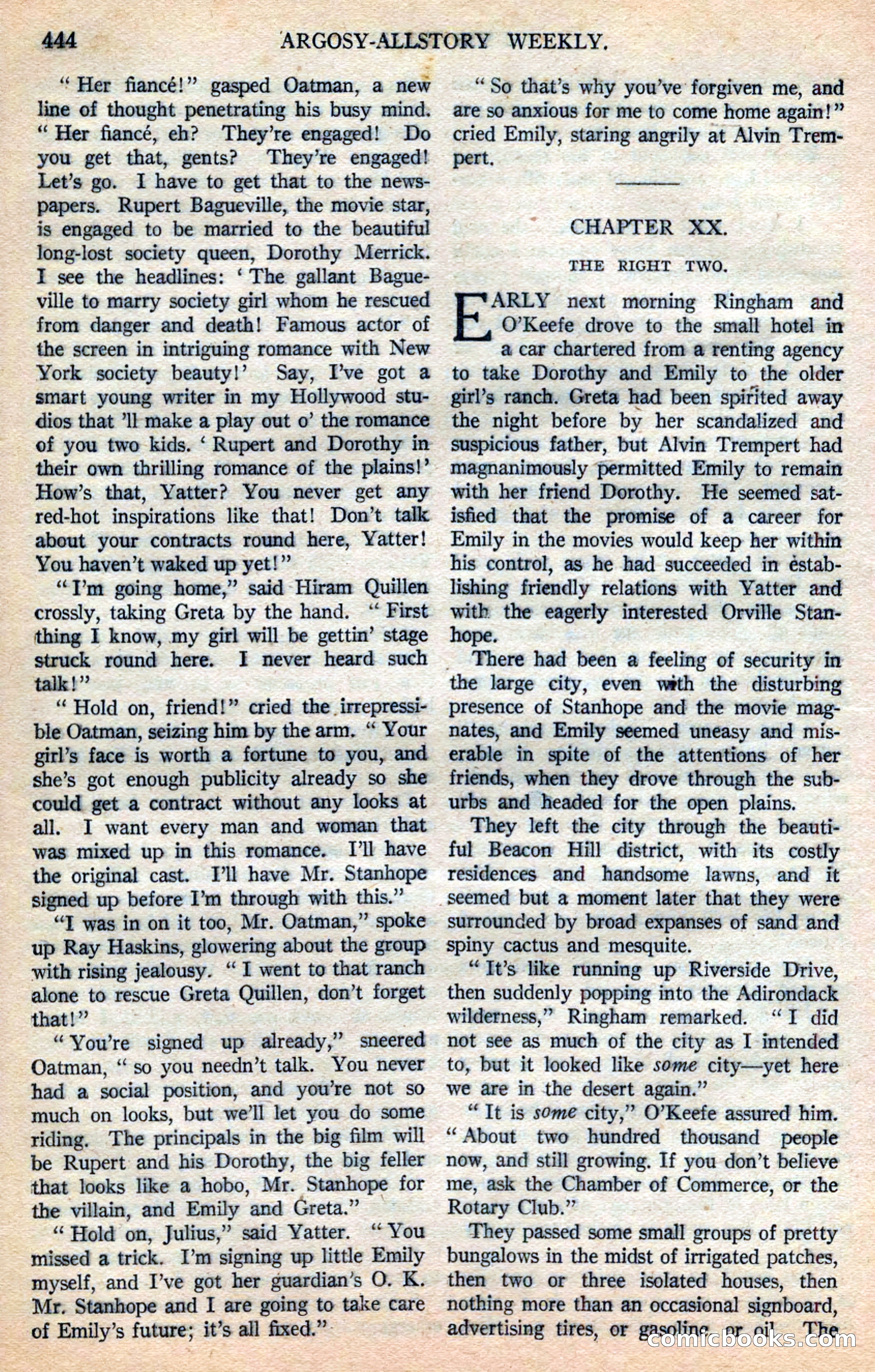 Argosy All-Story Weekly — page 130 of 168