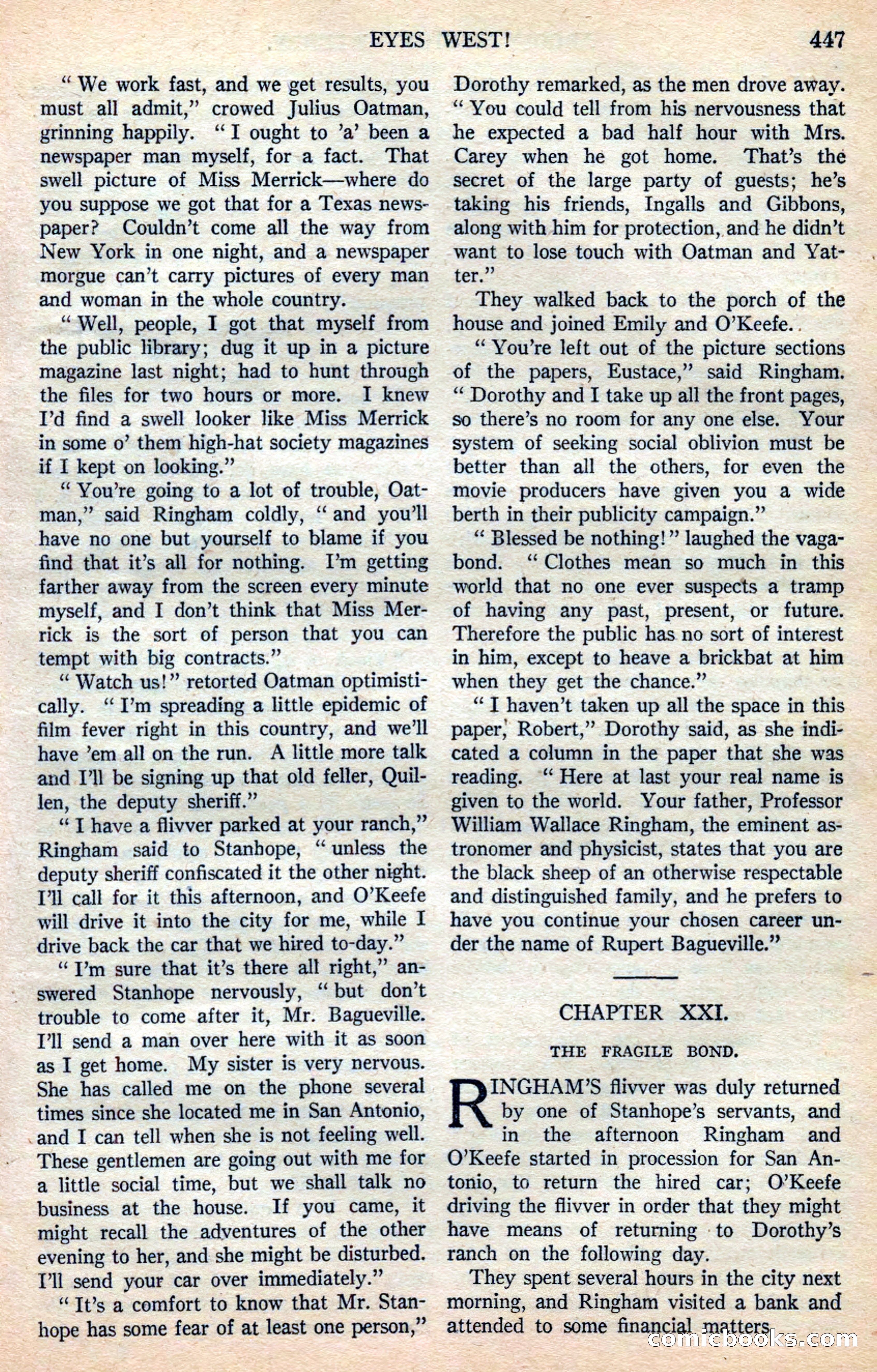 Argosy All-Story Weekly — page 133 of 168