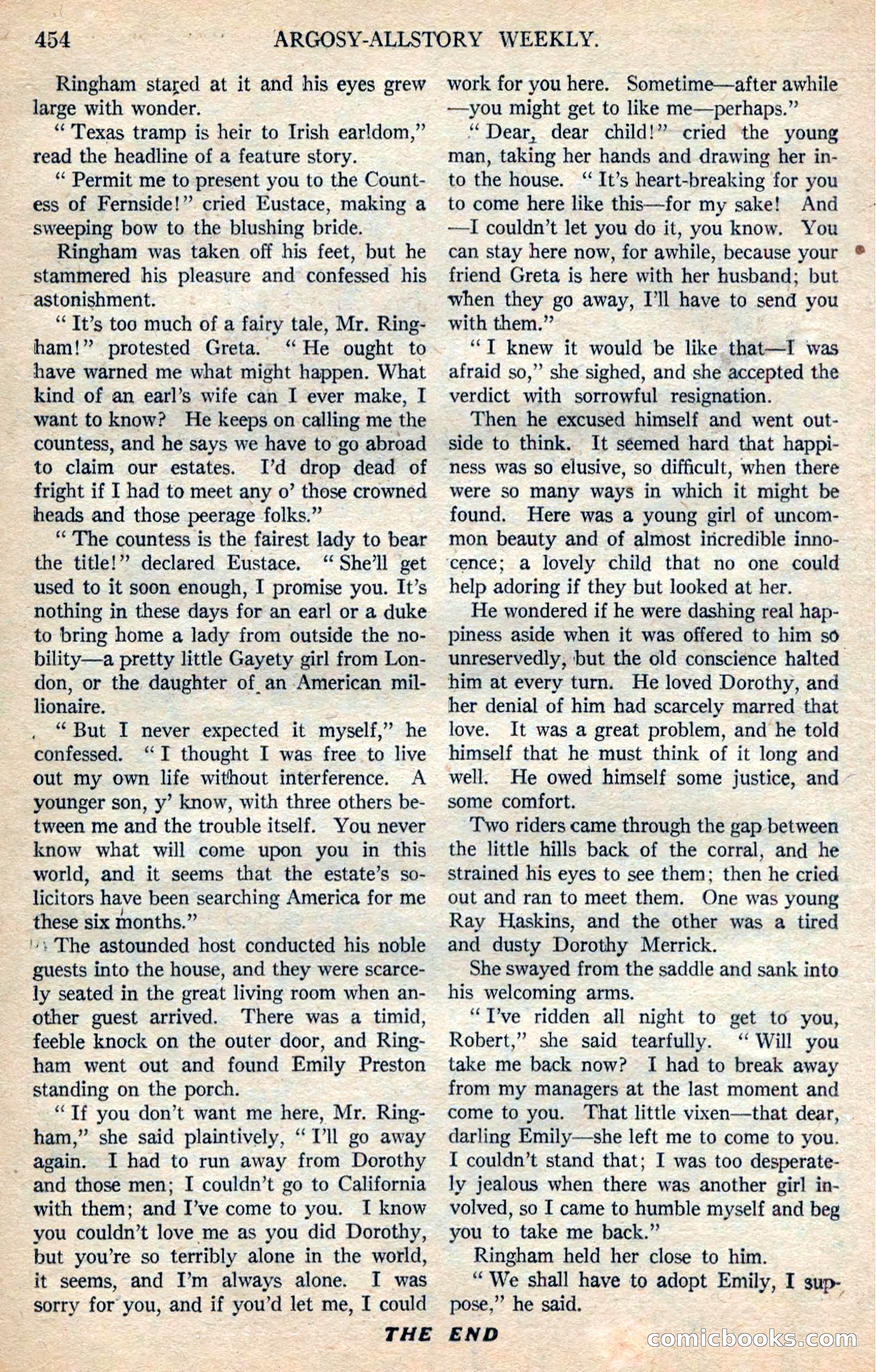 Argosy All-Story Weekly — page 140 of 168