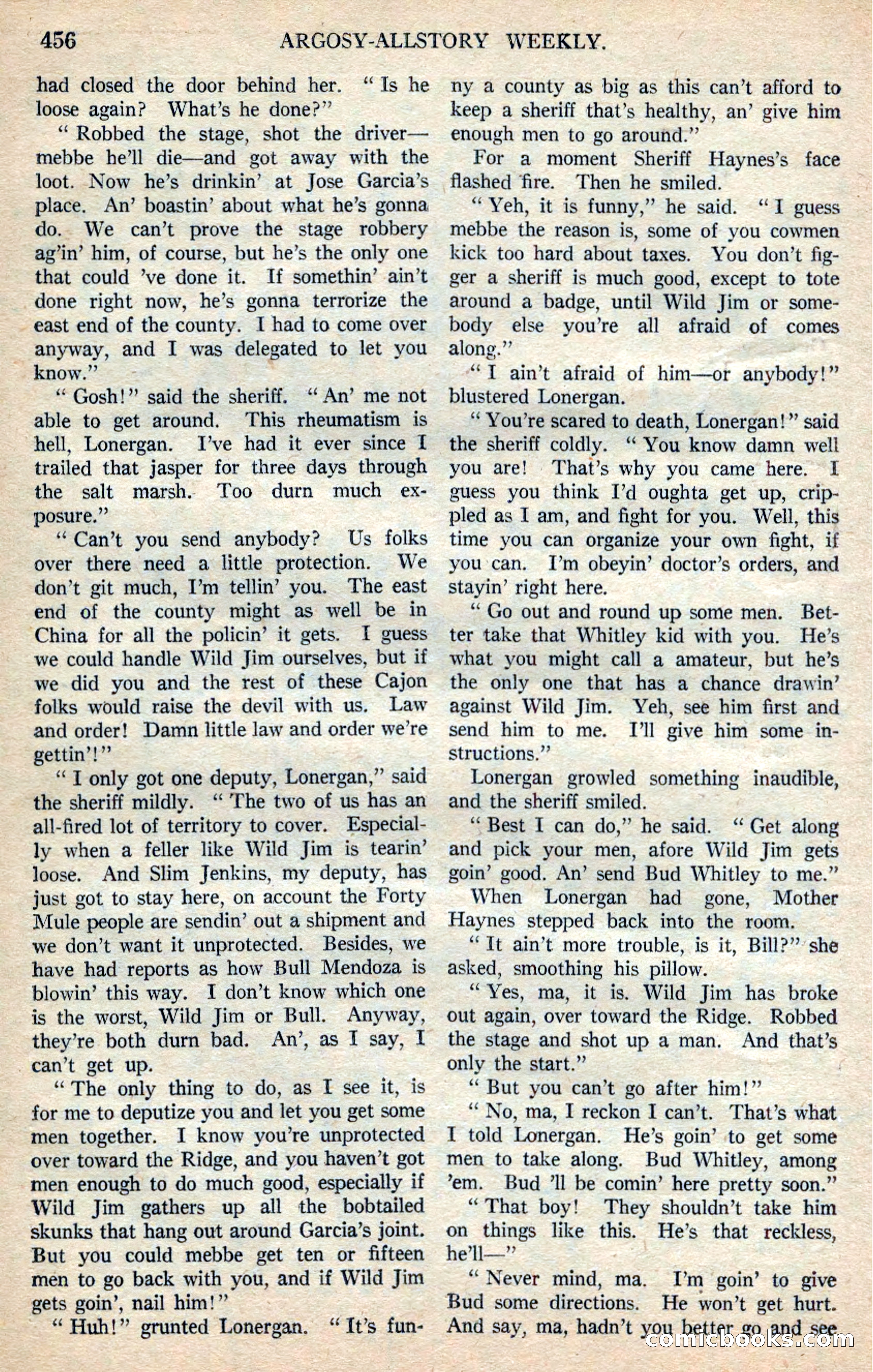 Argosy All-Story Weekly — page 142 of 168
