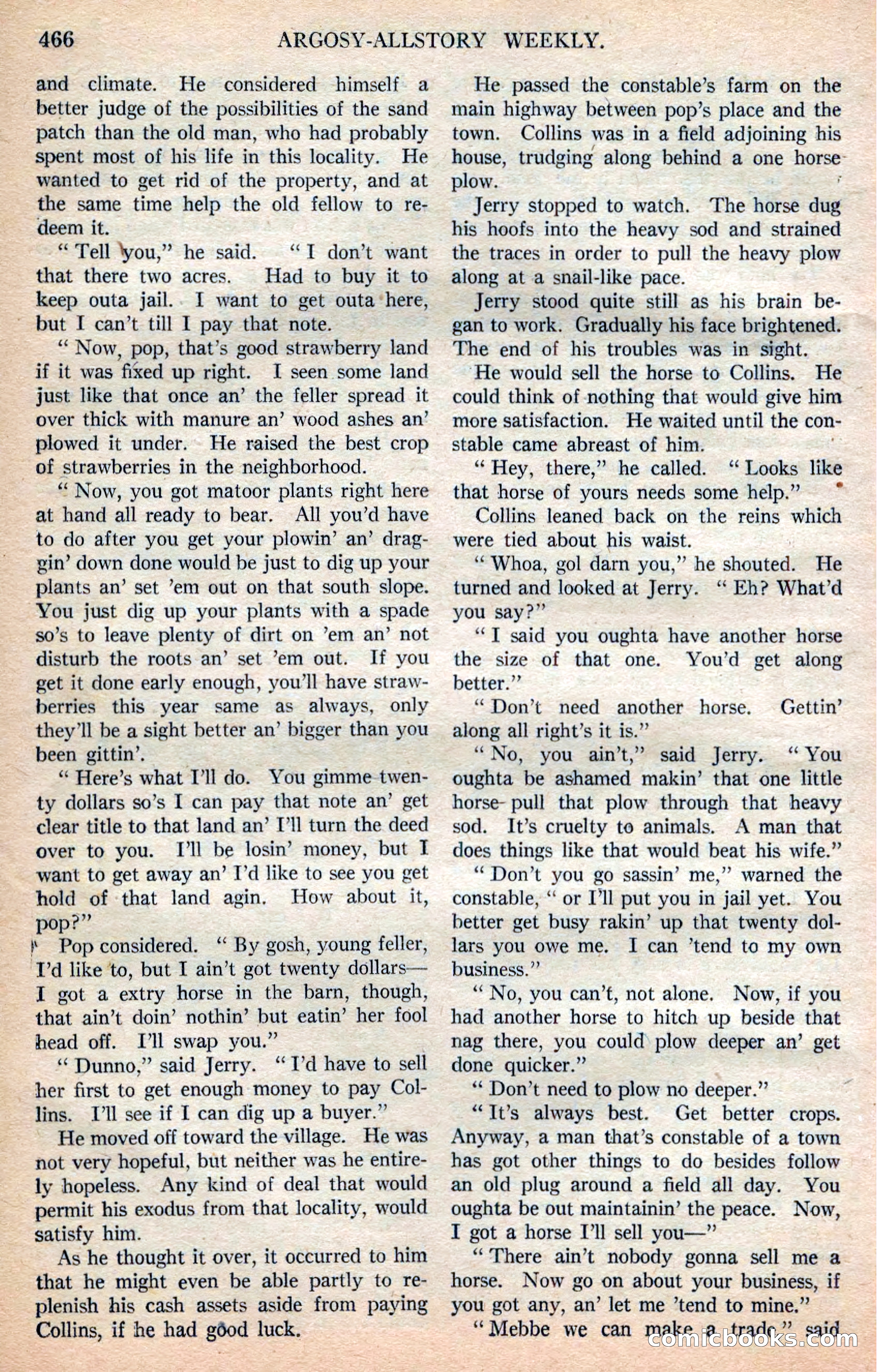 Argosy All-Story Weekly — page 152 of 168
