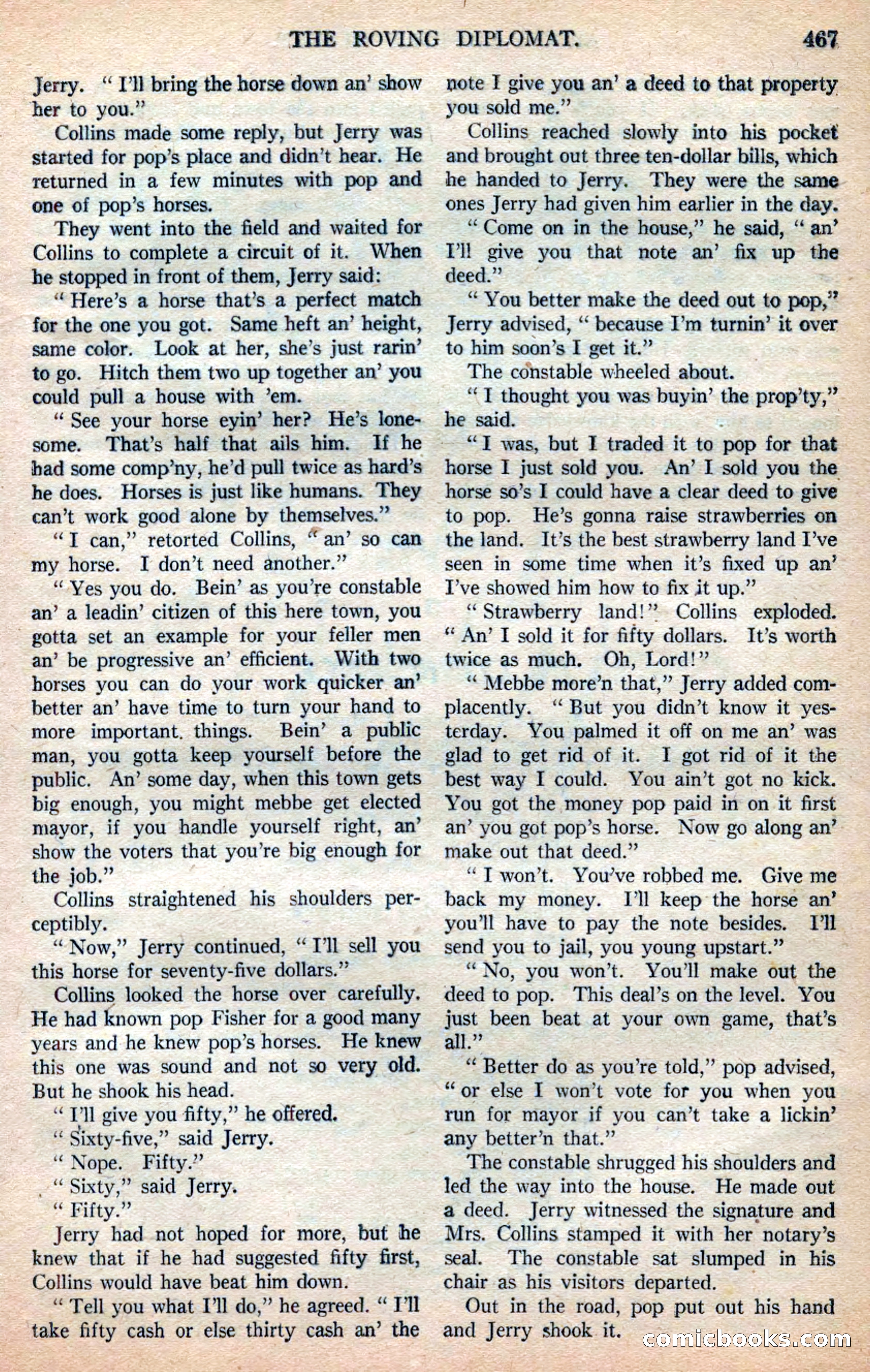 Argosy All-Story Weekly — page 153 of 168