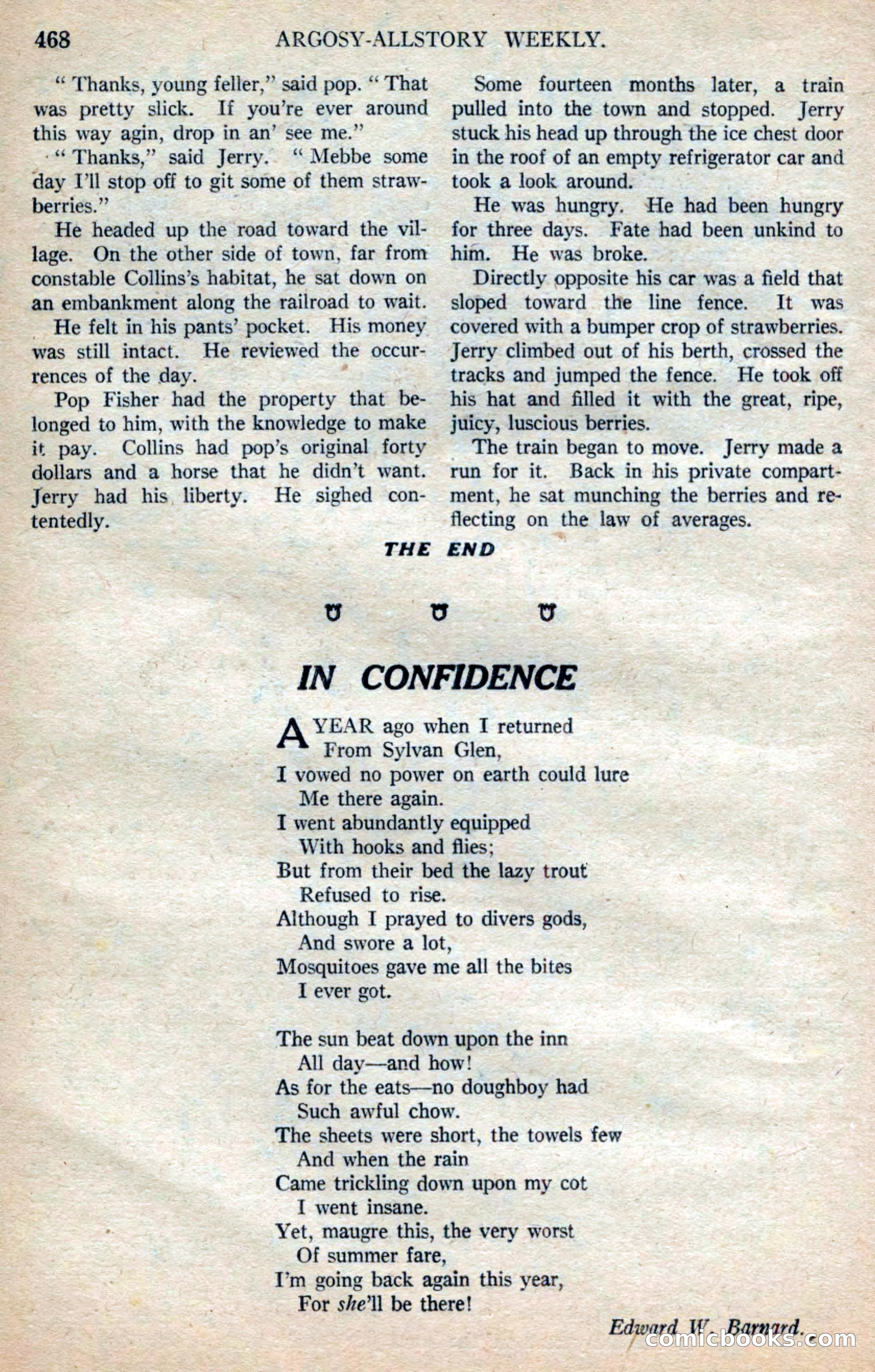 Argosy All-Story Weekly — page 154 of 168
