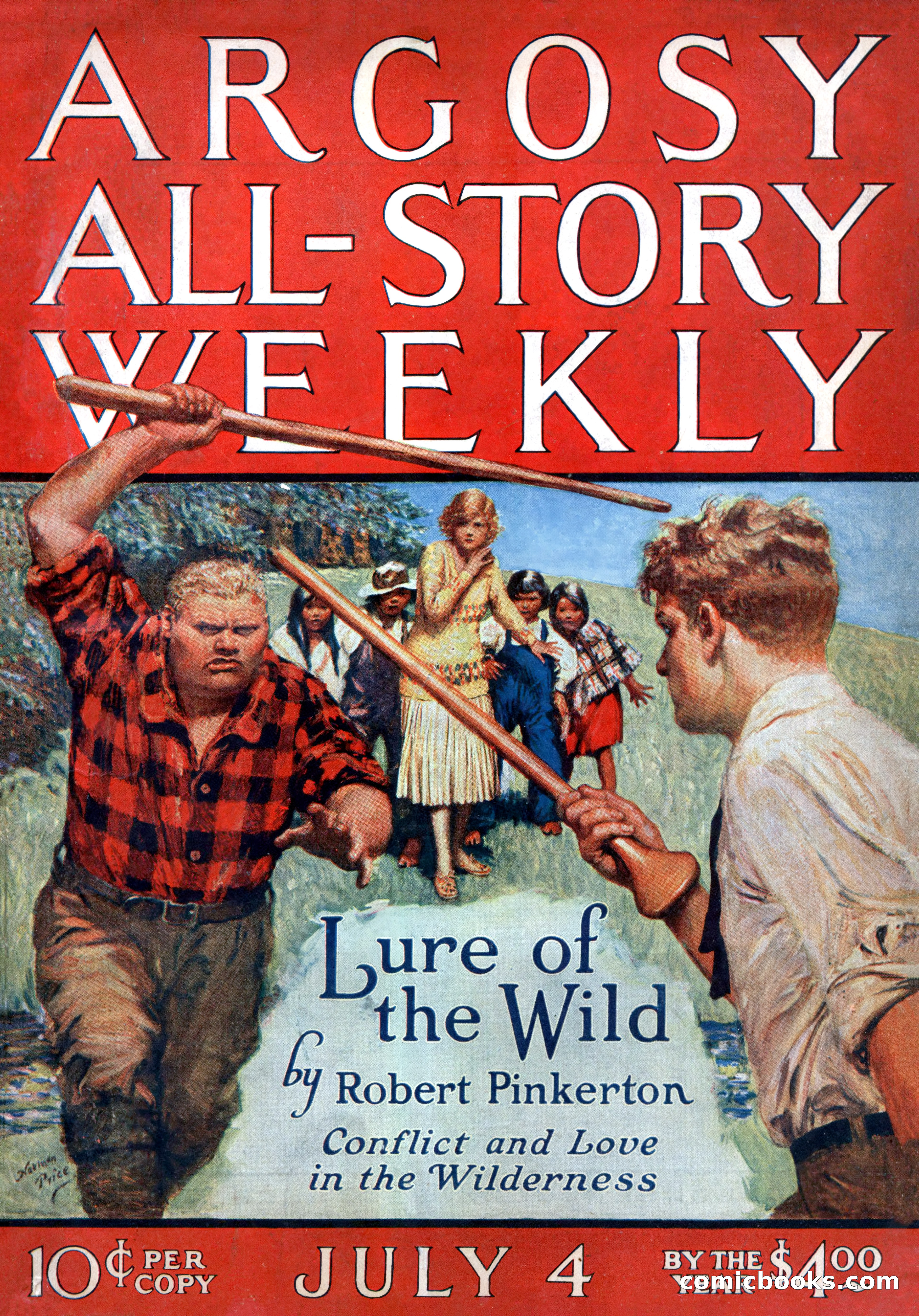 Argosy All-Story Weekly — "Lure of the Wild"