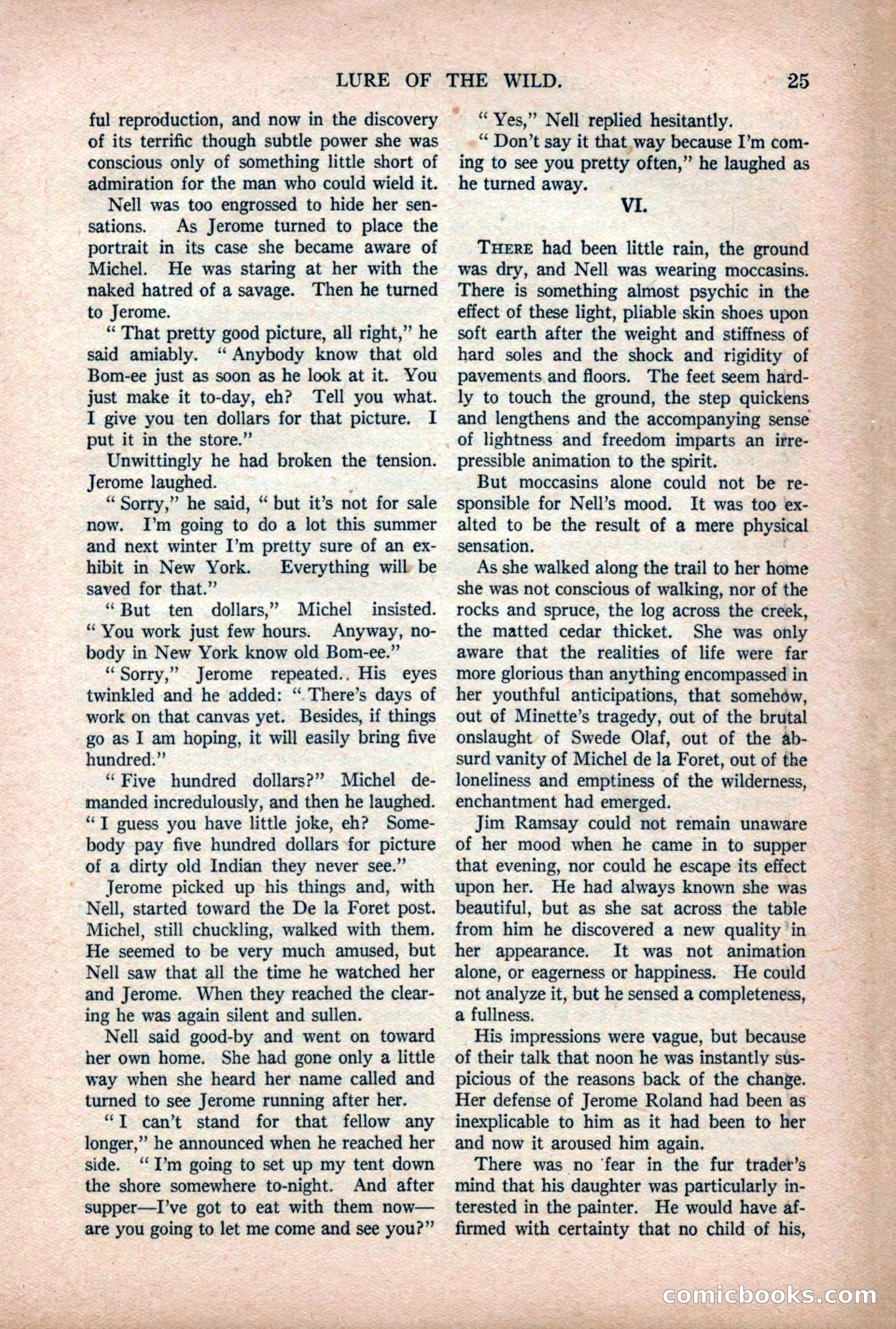 Argosy All-Story Weekly — "Lure of the Wild" — page 37 of 174