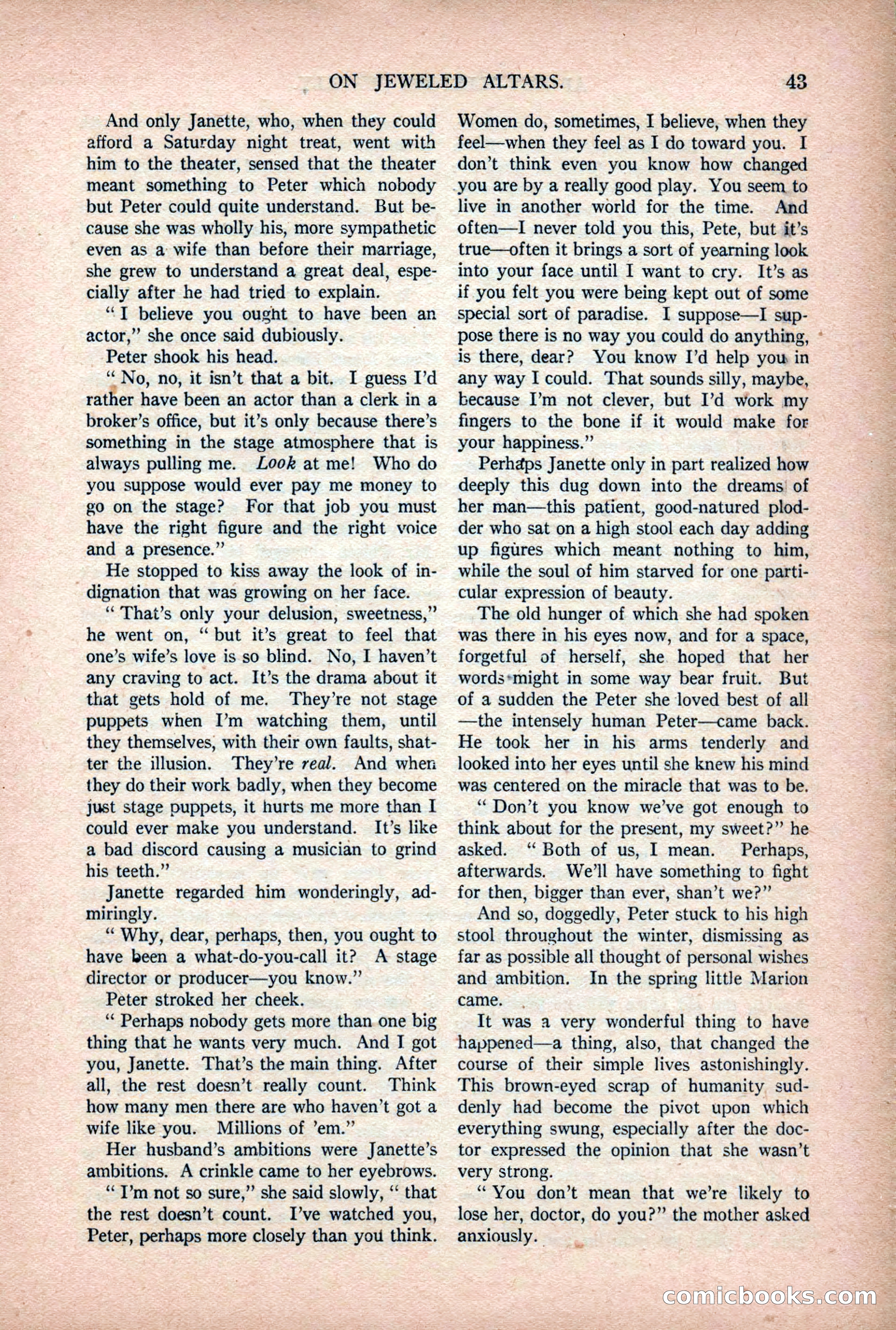 Argosy All-Story Weekly — "Lure of the Wild" — page 55 of 174