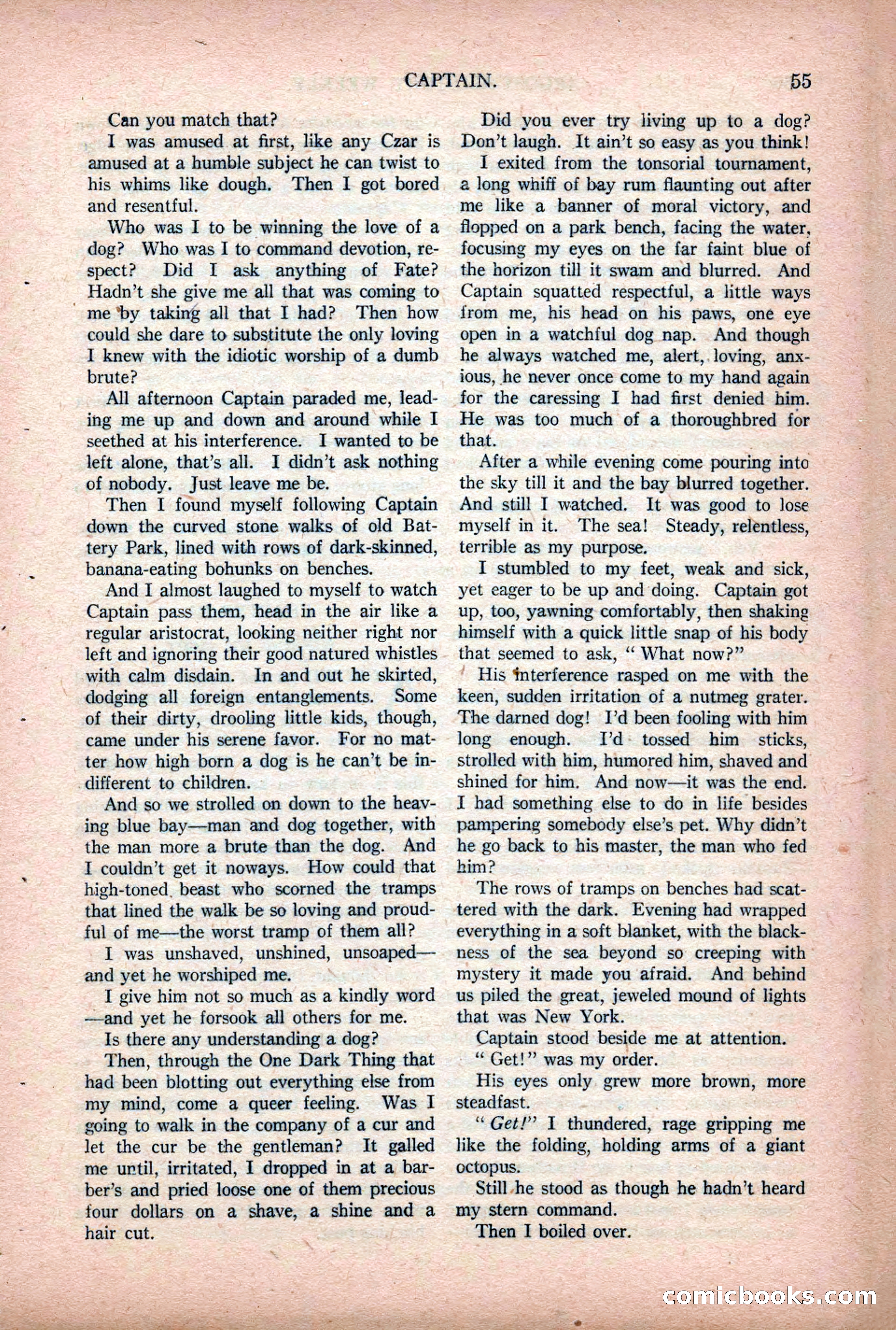 Argosy All-Story Weekly — "Lure of the Wild" — page 67 of 174