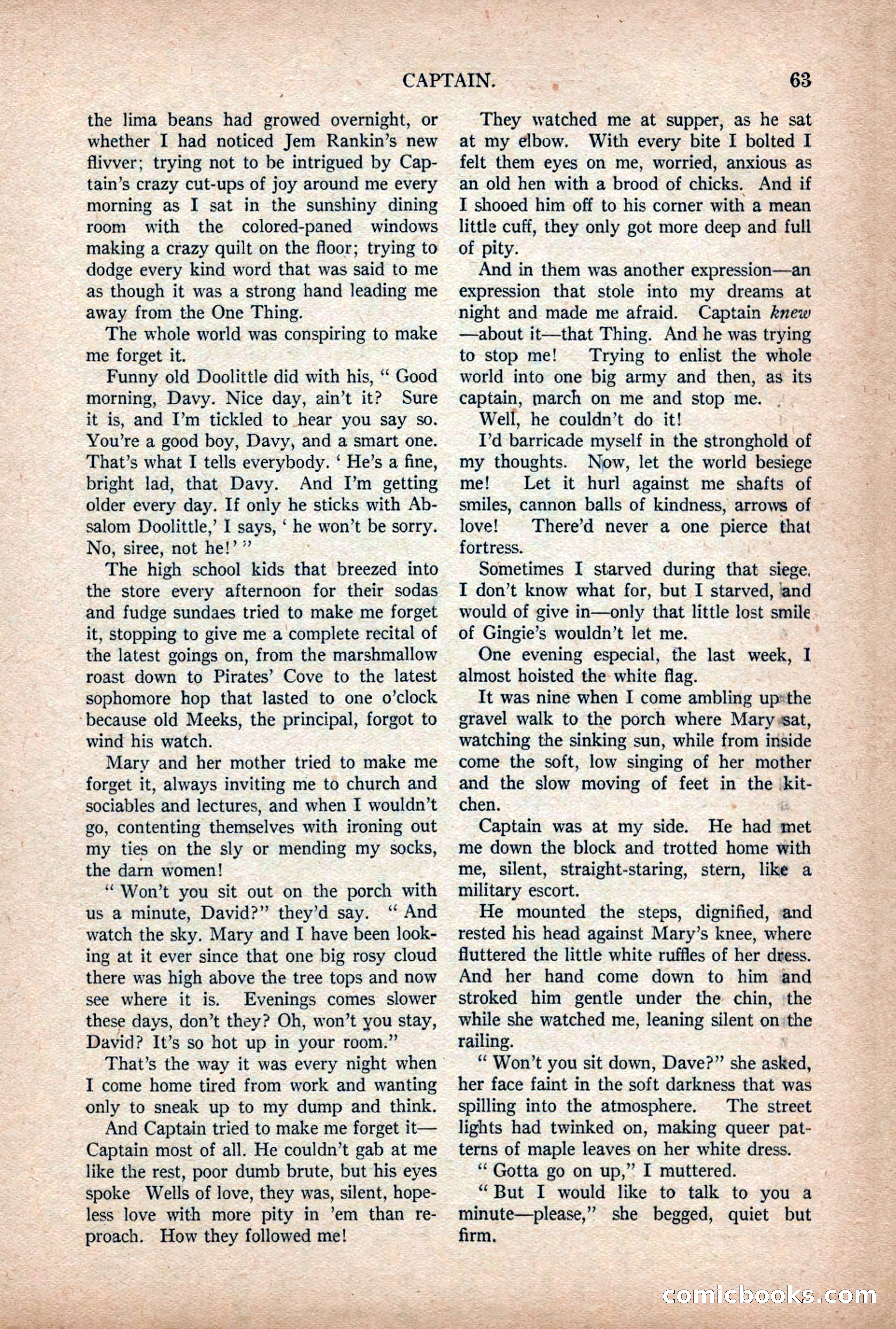 Argosy All-Story Weekly — "Lure of the Wild" — page 75 of 174