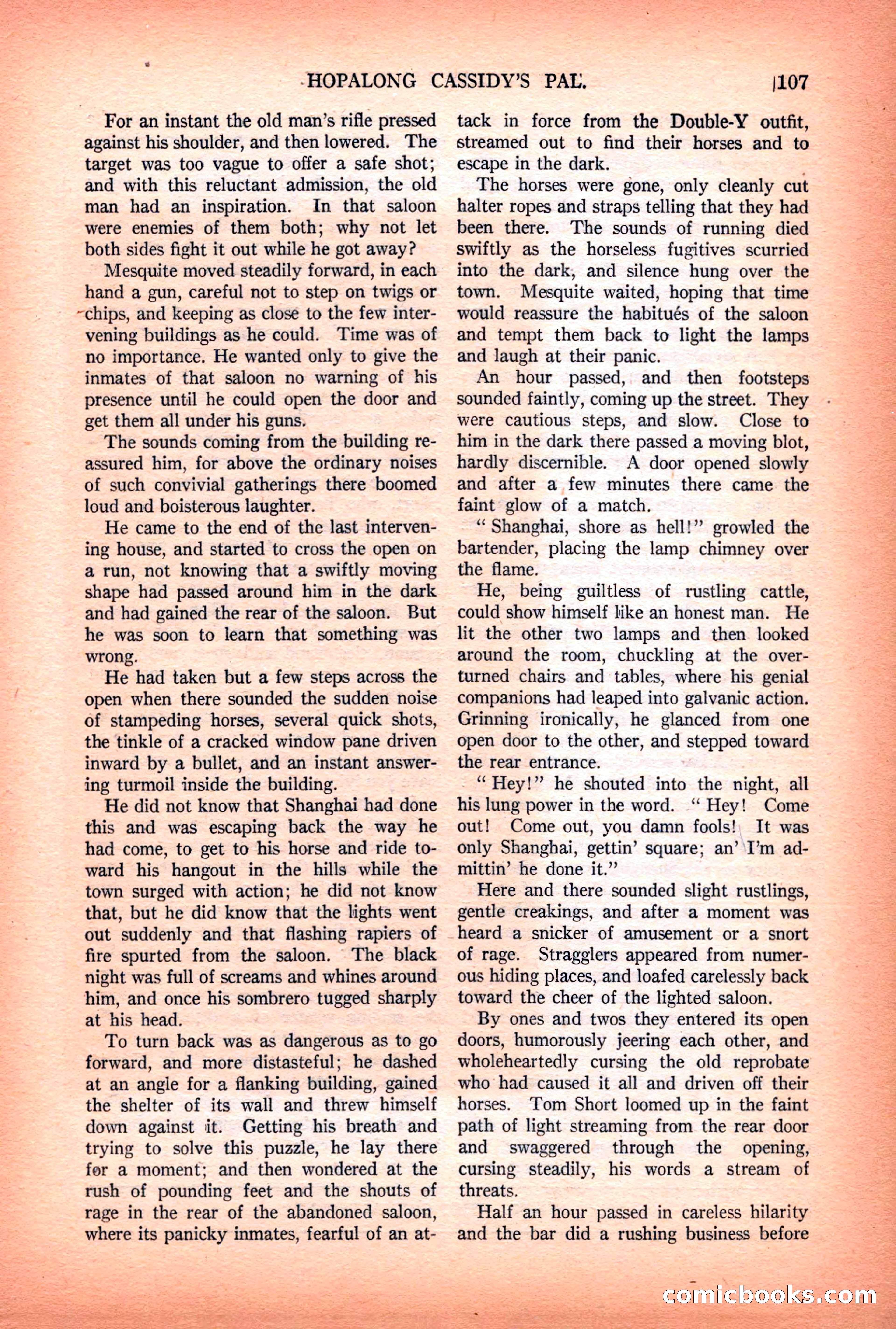 Argosy All-Story Weekly — "Lure of the Wild" — page 119 of 174