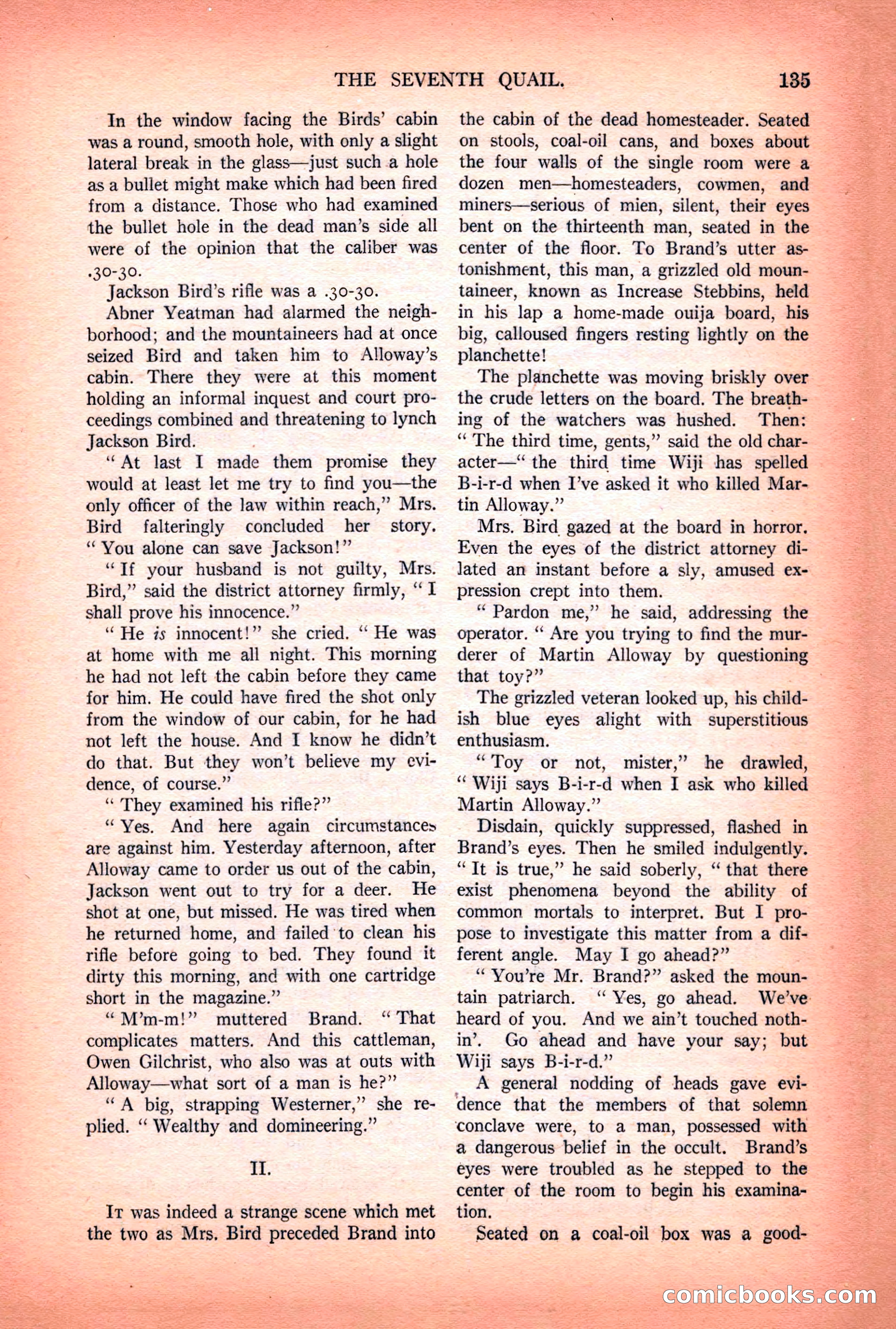 Argosy All-Story Weekly — "Lure of the Wild" — page 147 of 174