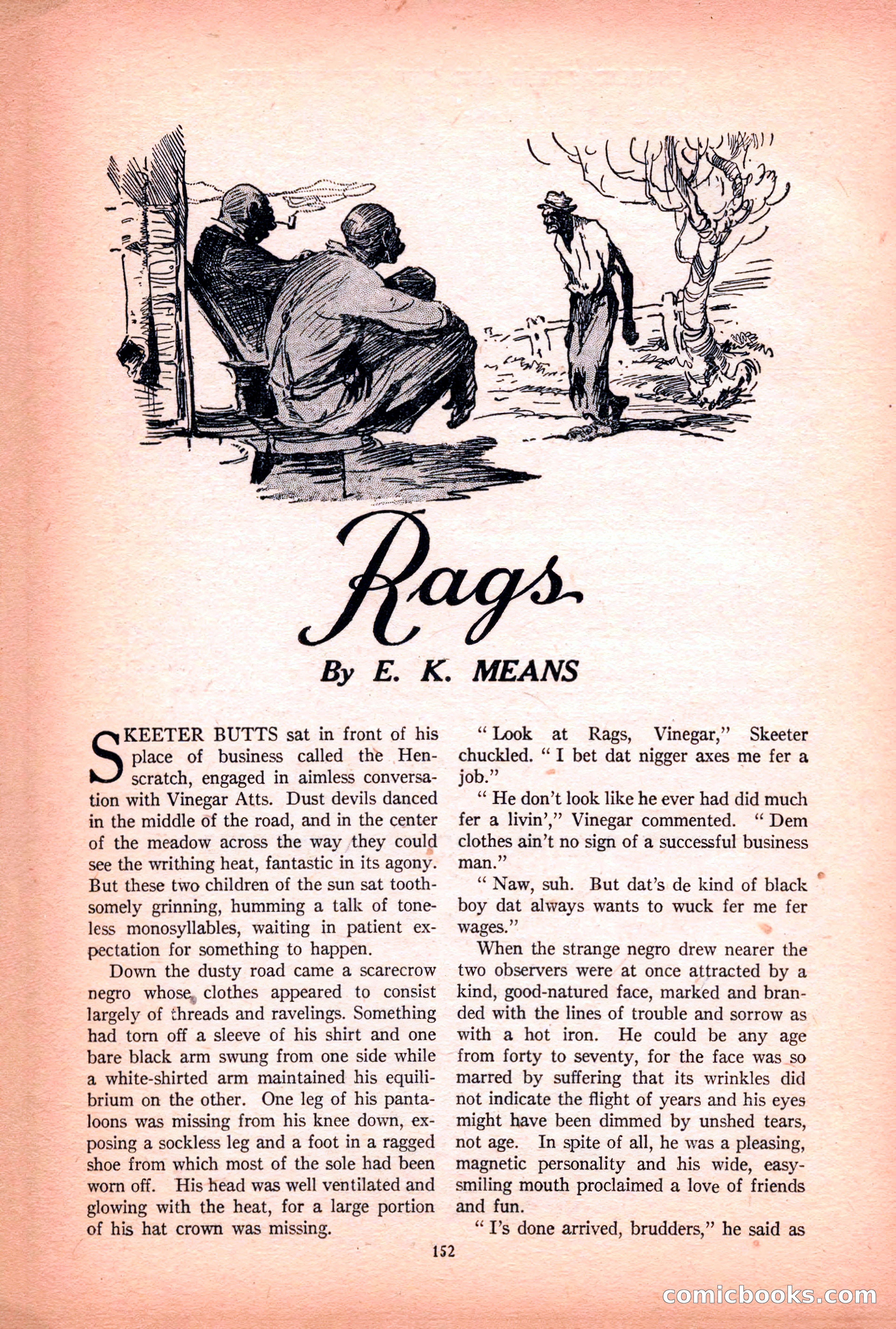 Argosy All-Story Weekly — "Lure of the Wild" — page 164 of 174
