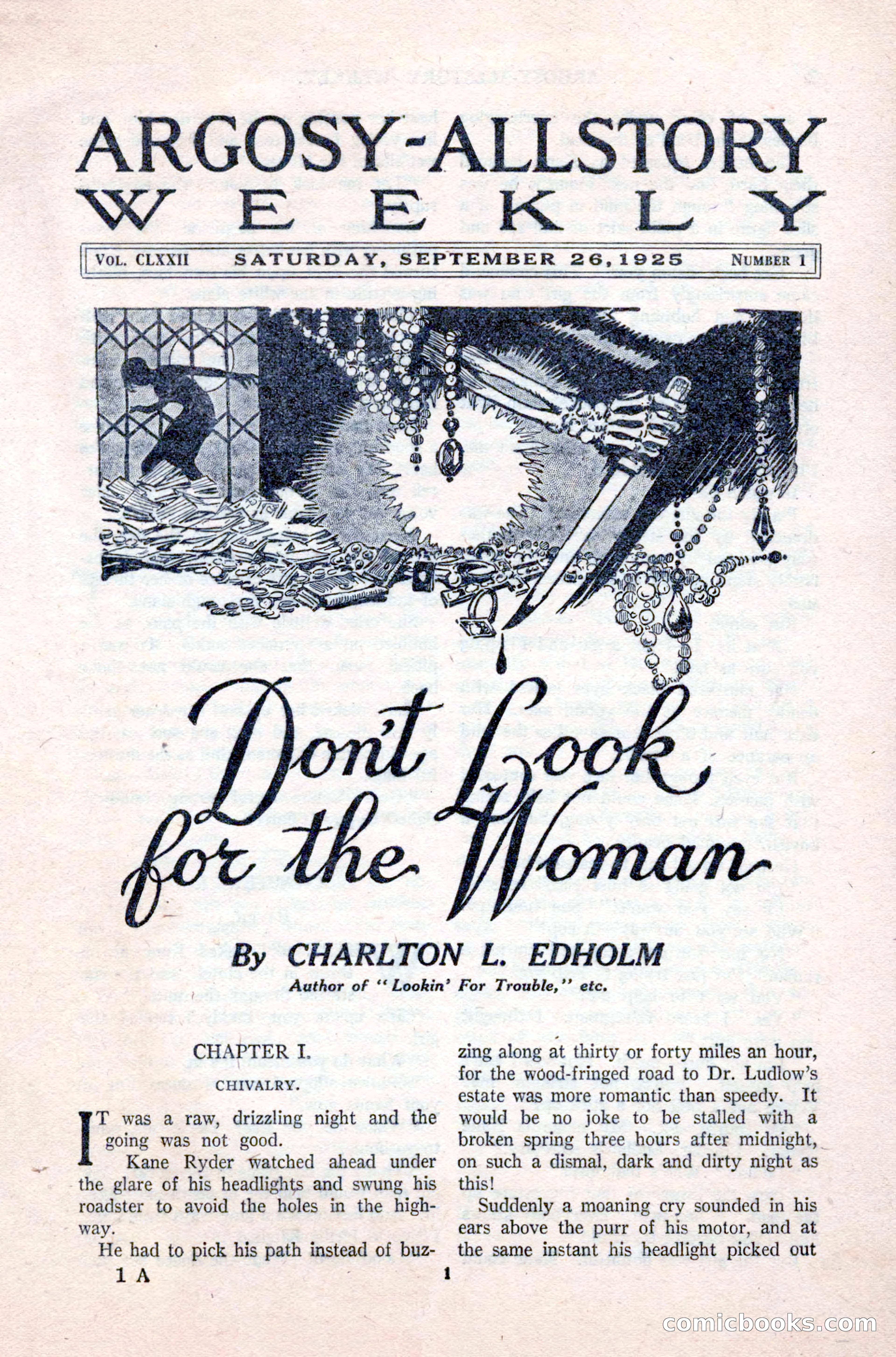 Argosy All-Story Weekly, September 26, 1925 — page 7 of 168